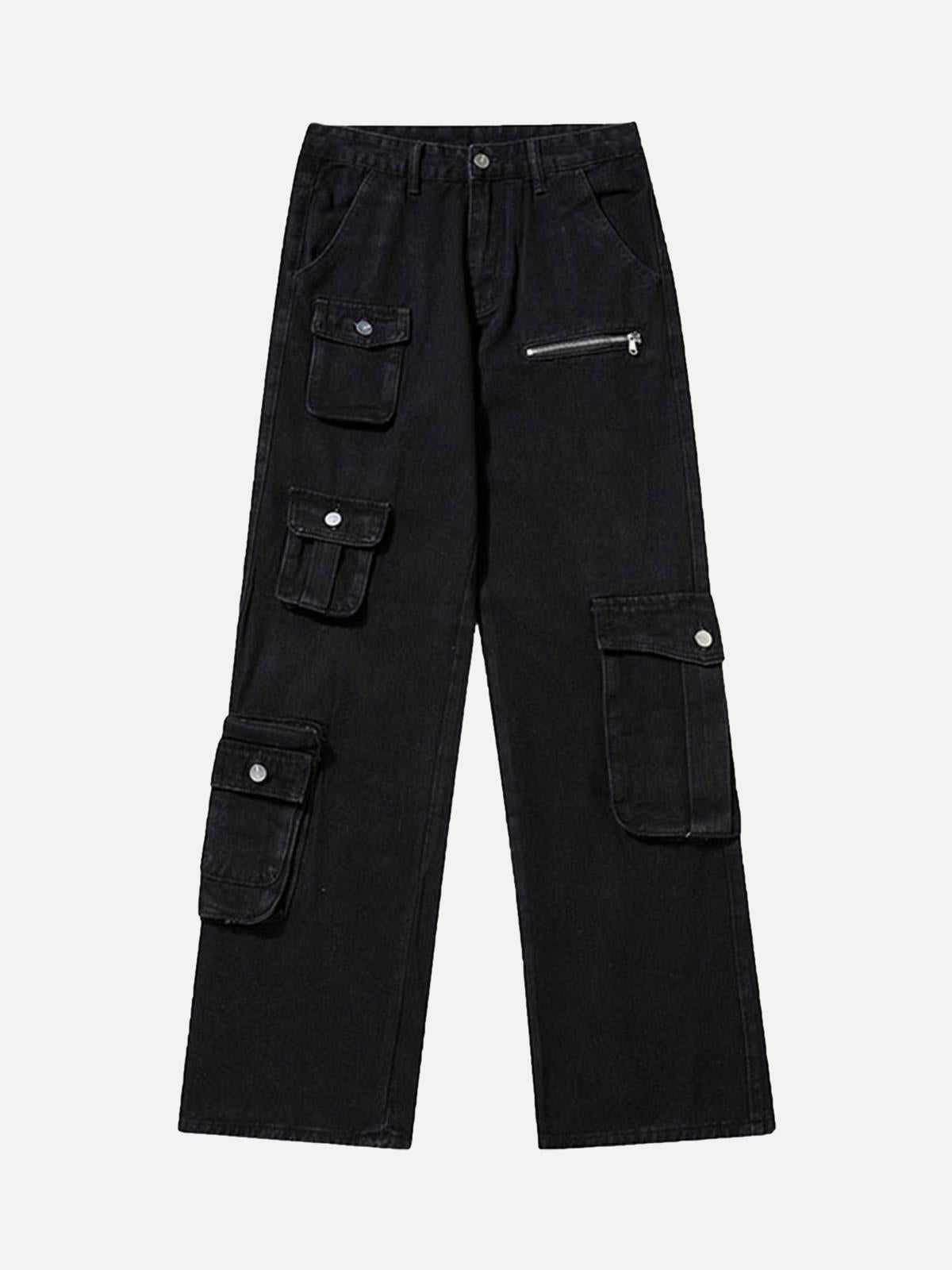 Concert Outfit American Multi-Pocket Work Pants