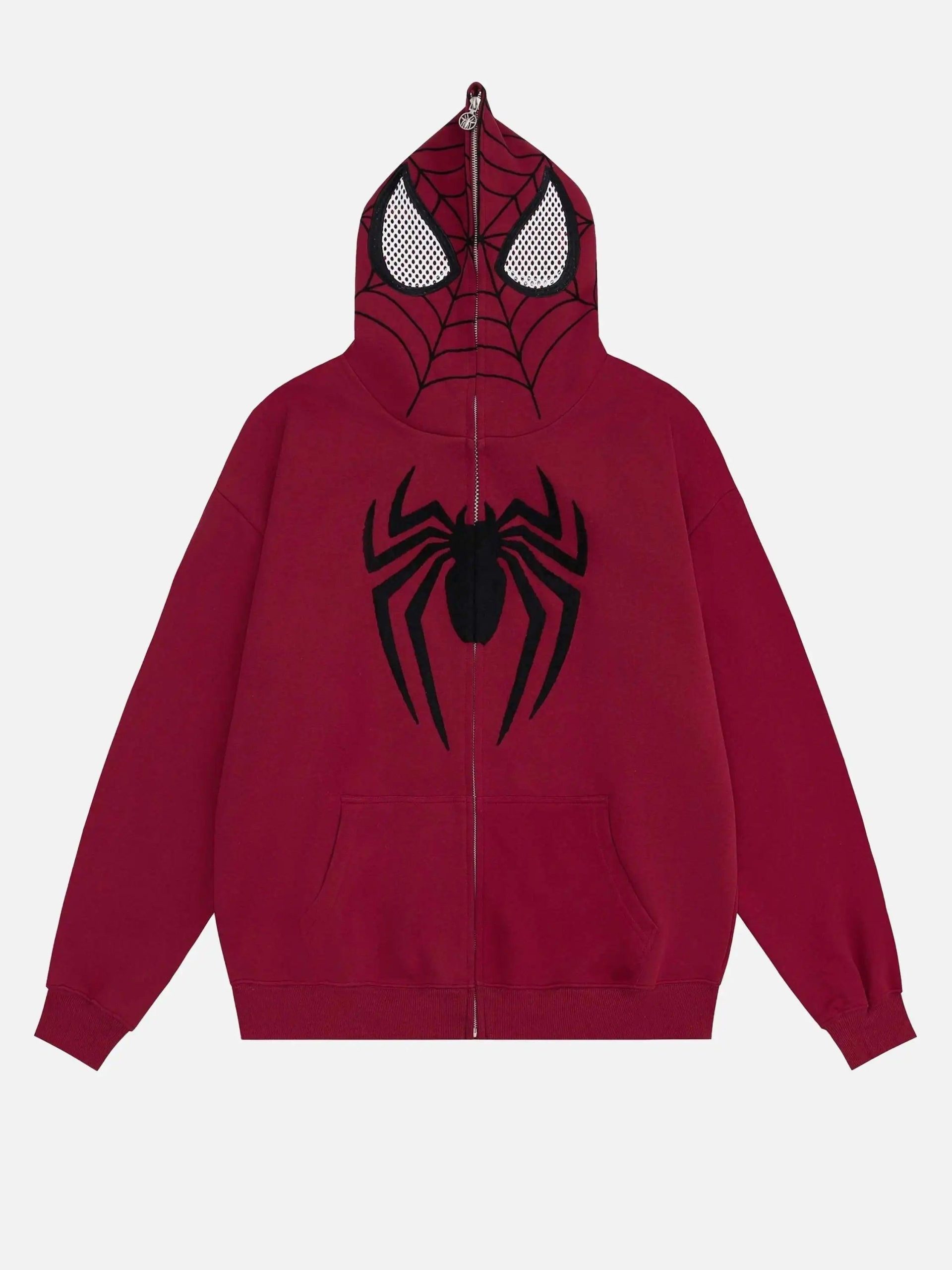 Concert Outfit American Spider Towel Embroidery Cardigan Hoodie