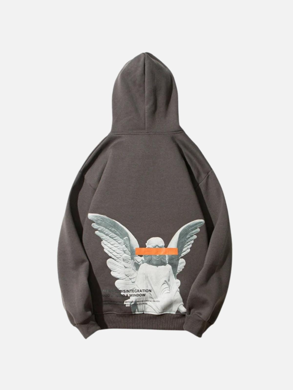 Concert Outfit Angel God Print Hoodie