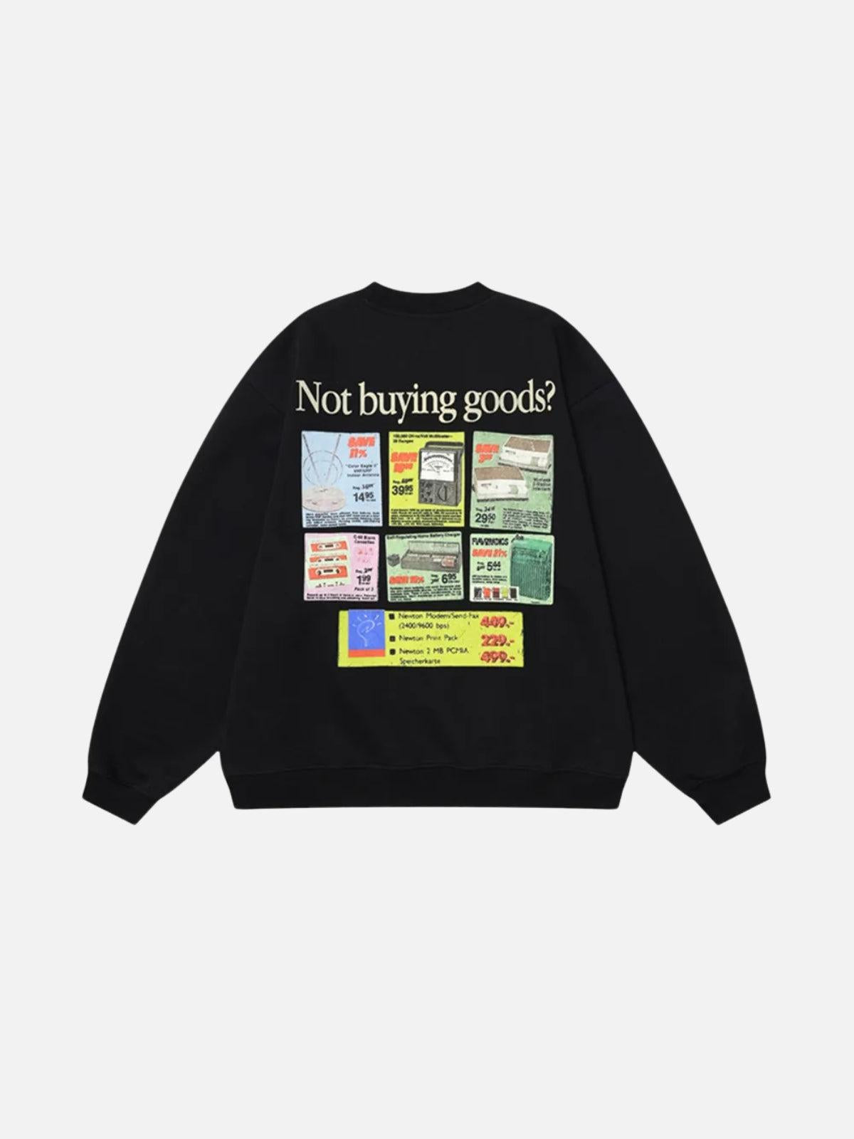 Concert Outfit Back Print Crew Sweatshirt