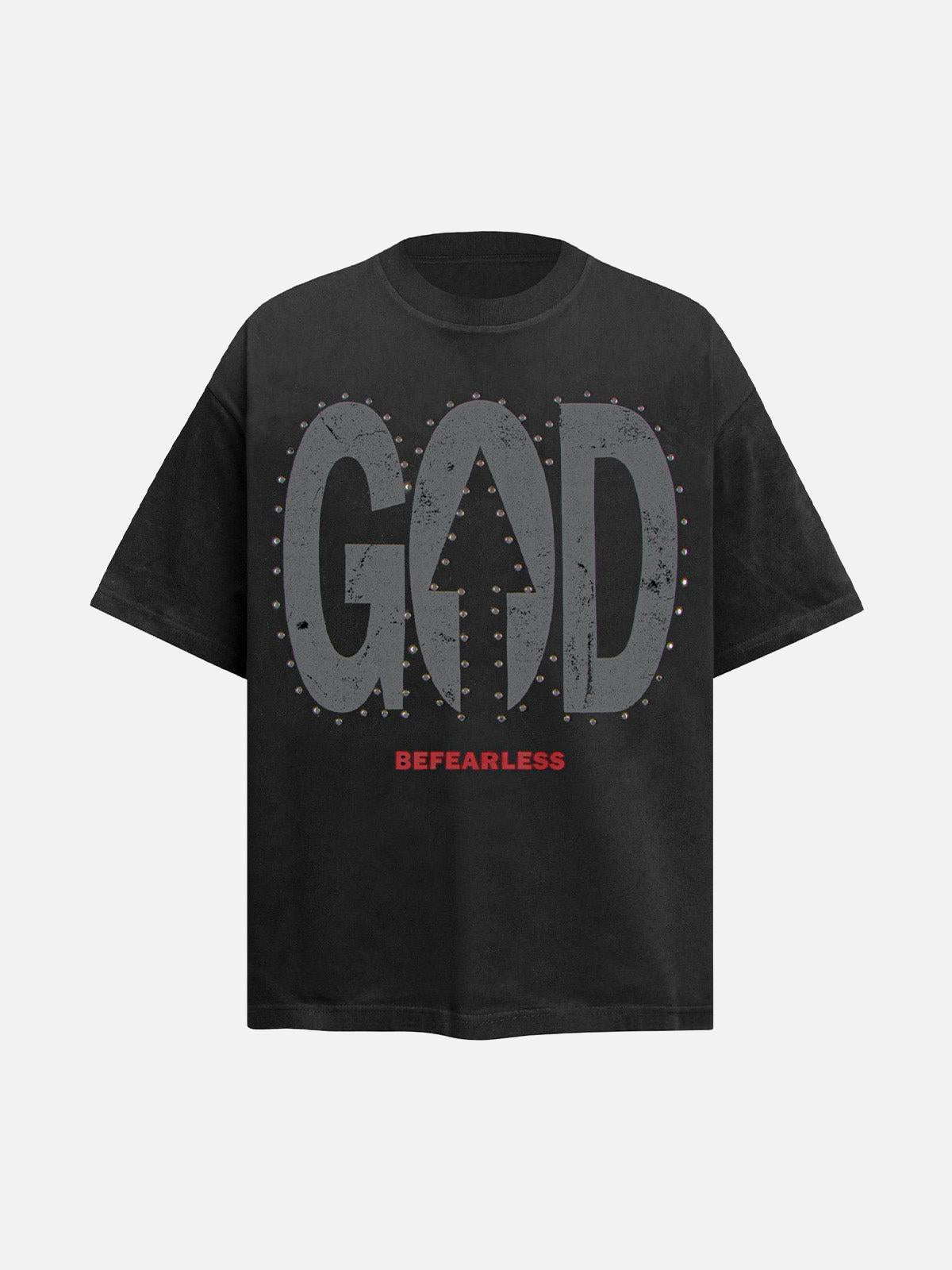 Concert Outfit BEFEARLESS' Print Slogan T-Shirt