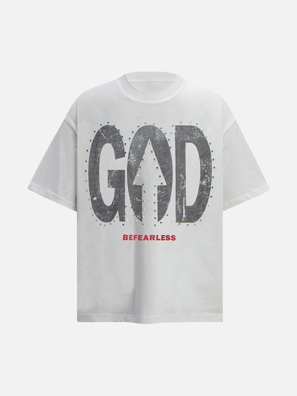 Concert Outfit BEFEARLESS' Print Slogan T-Shirt