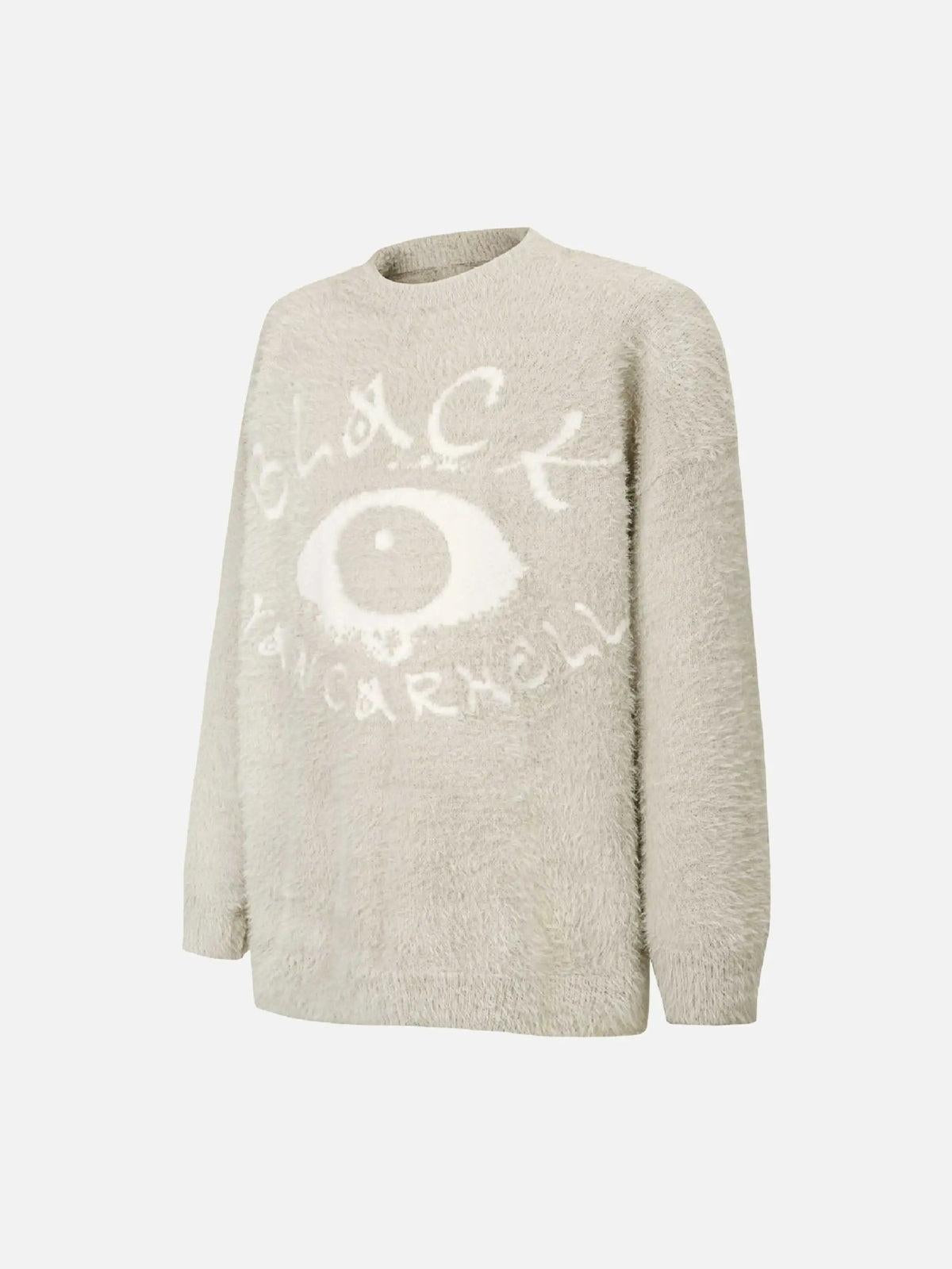 Concert Outfit Black Eye Pattern Sweater Concert Outfit Black Eye Pattern Sweater