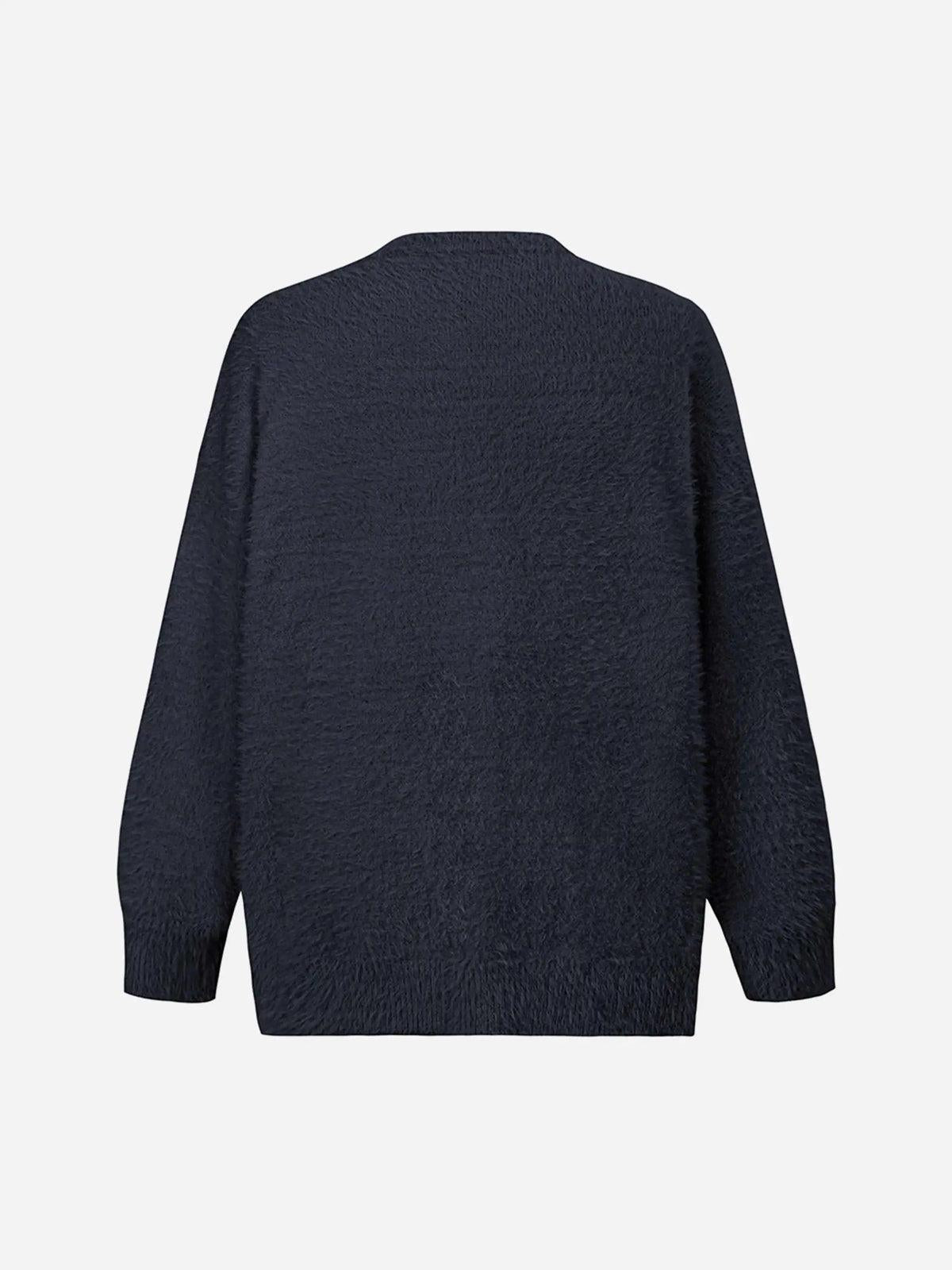 Concert Outfit Black Eye Pattern Sweater Concert Outfit Black Eye Pattern Sweater