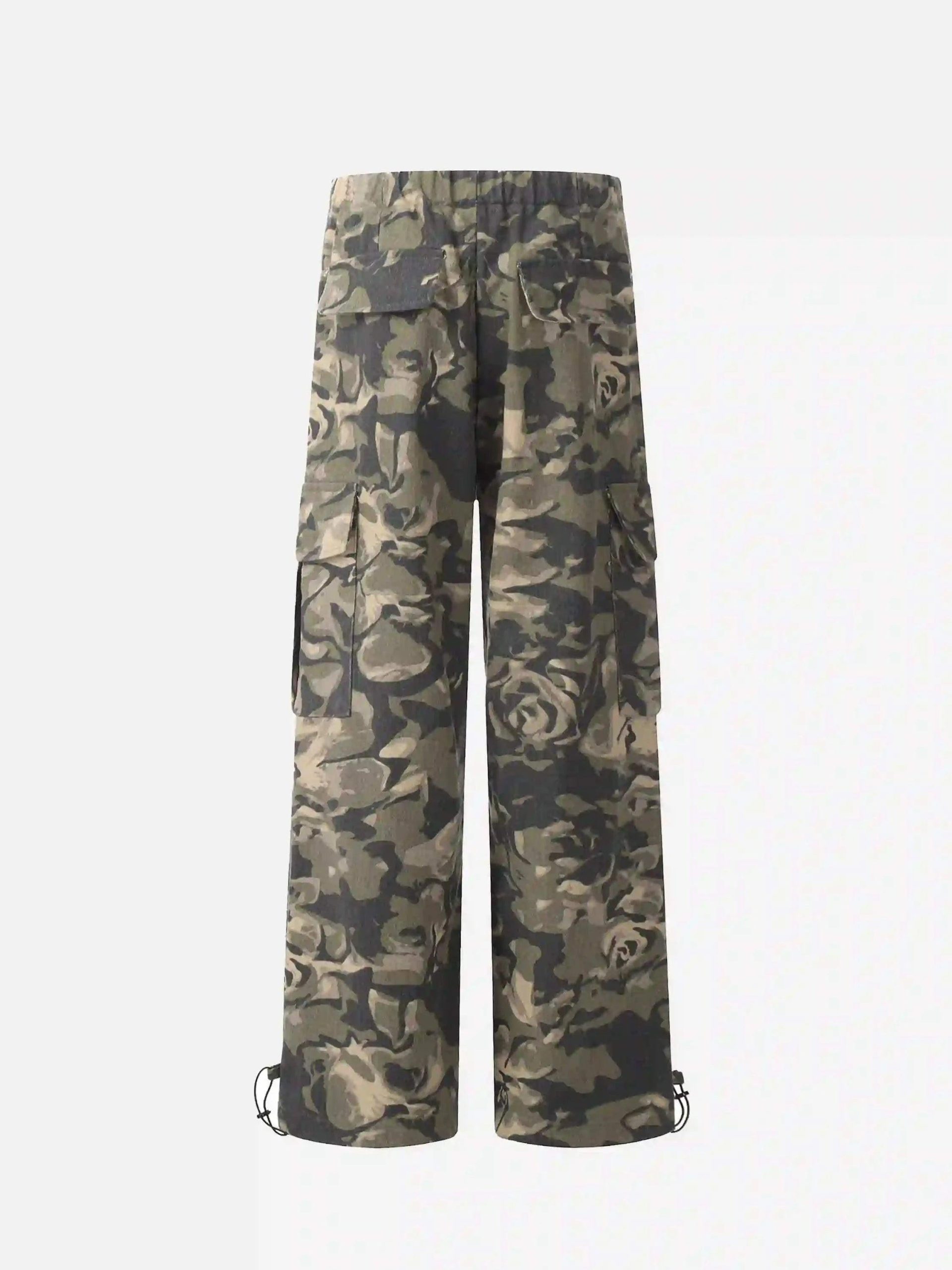 Concert Outfit Camouflage Multi-Pocket Work Pants