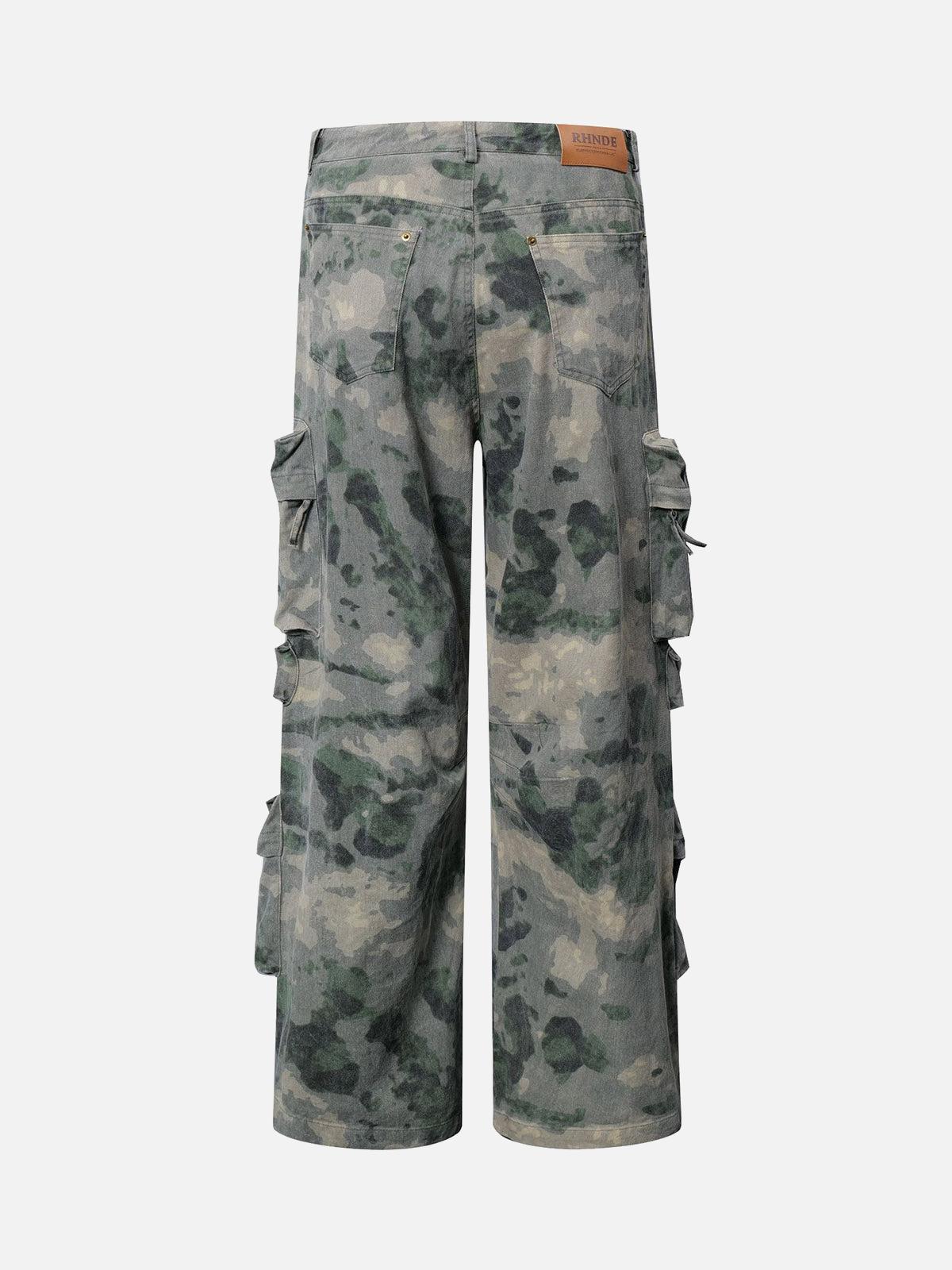 Concert Outfit Camouflage Multi-Pockets Cargo Pants