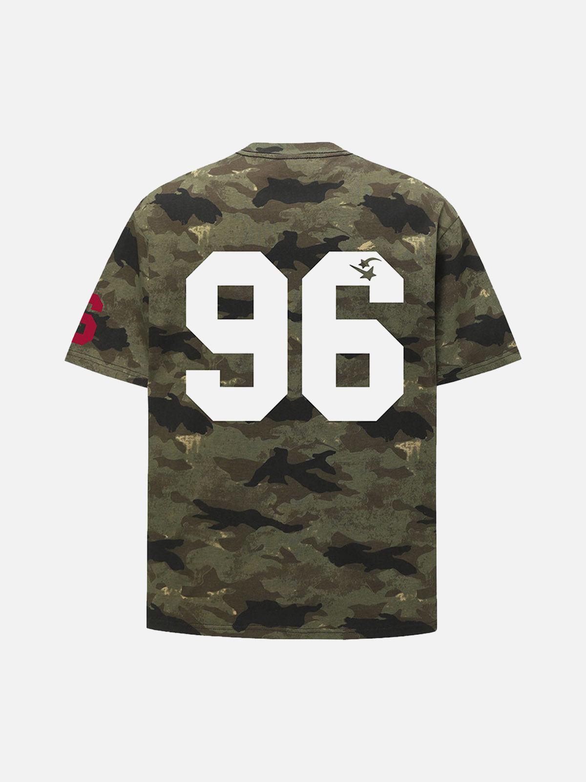 Concert Outfit Camouflage NO.96 Print T-Shirt