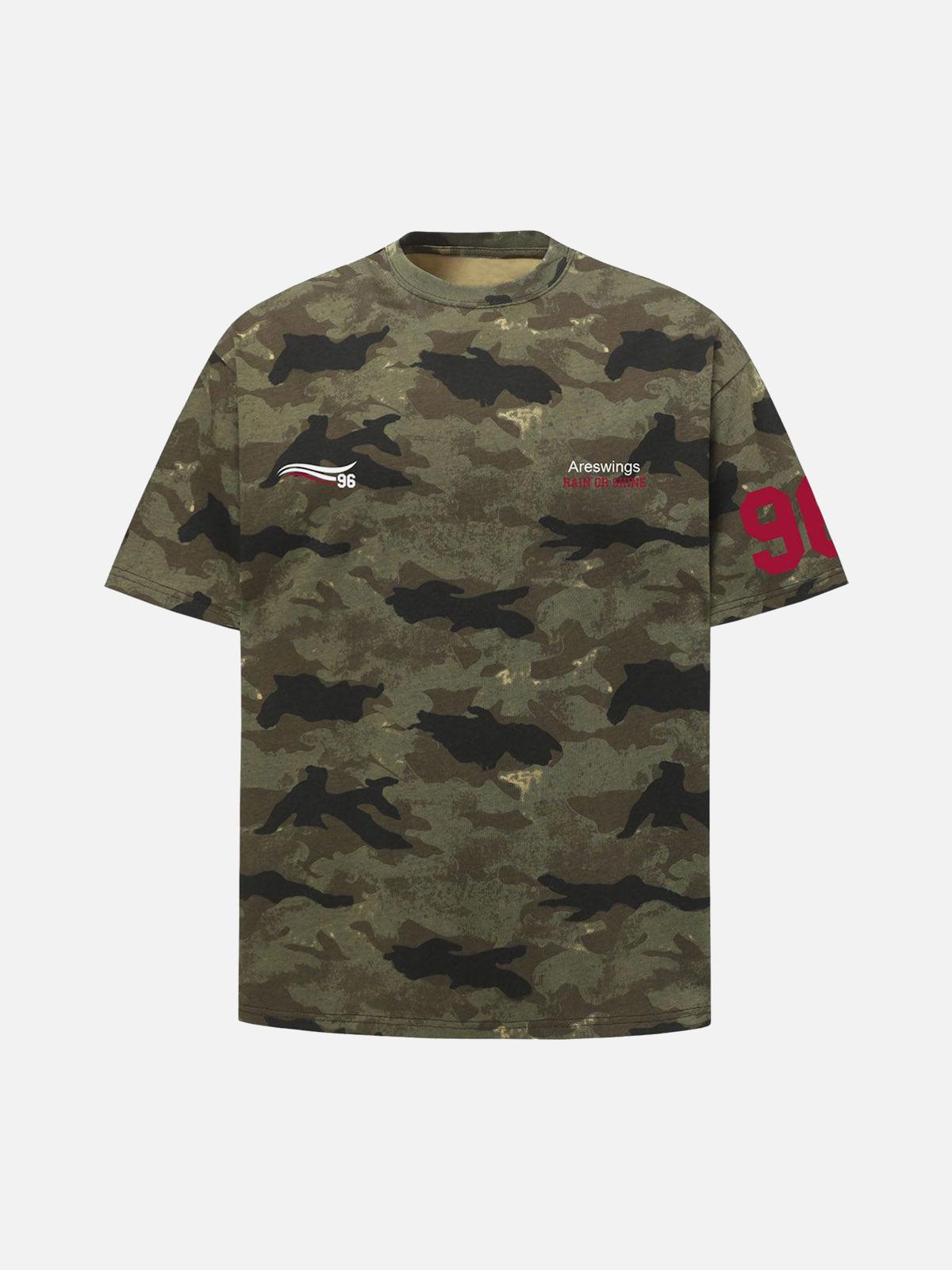 Concert Outfit Camouflage NO.96 Print T-Shirt