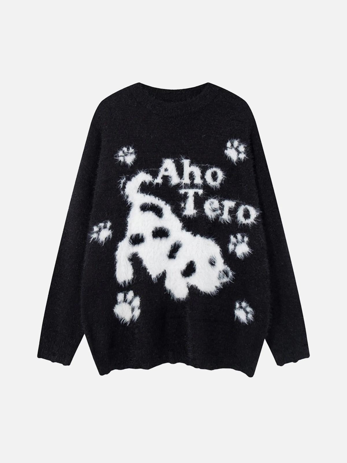 Concert Outfit Cartoon Spotted Puppy Sweater