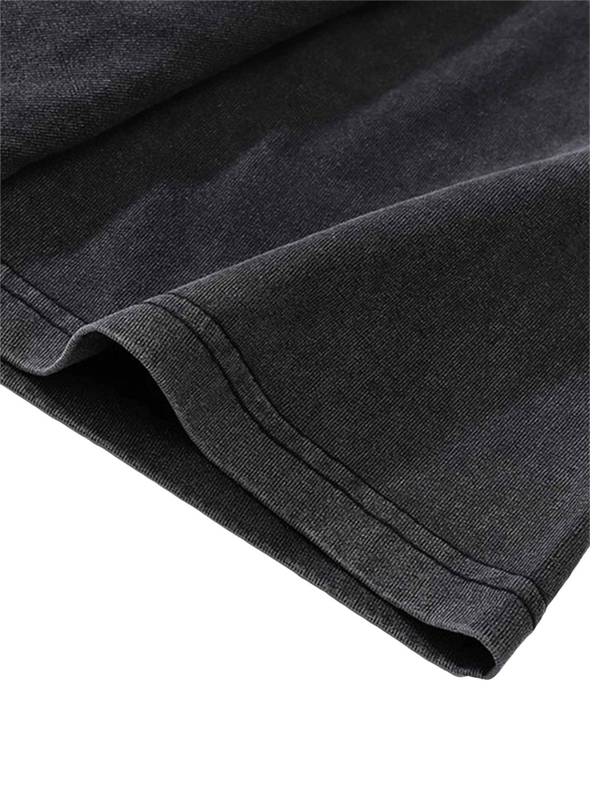 Concert Outfit Character Printed Washed & Aged T-Shirt Concert Outfit Character Printed Washed & Aged T-Shirt