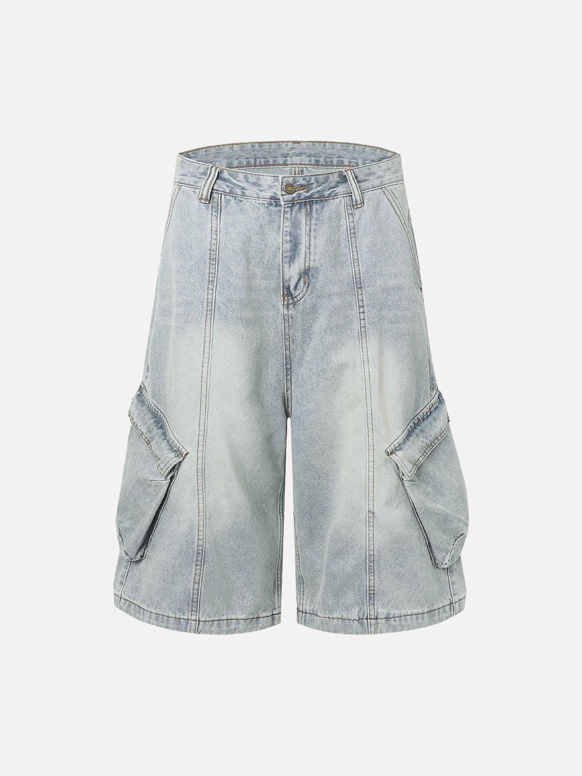 Concert Outfit Cleanfit Denim Baggy Cargo Jorts
