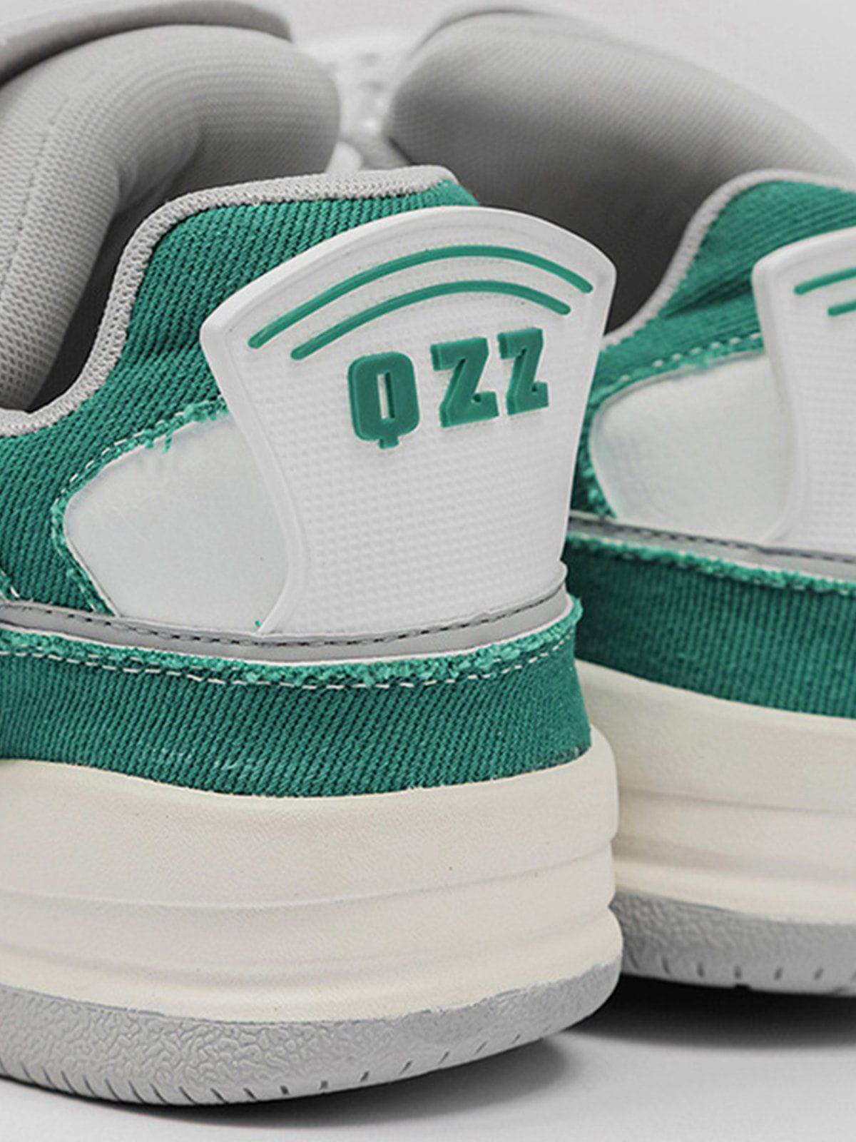 Concert Outfit Color Blocking Thick Bottom Skate Shoes Concert Outfit Color Blocking Thick Bottom Skate Shoes