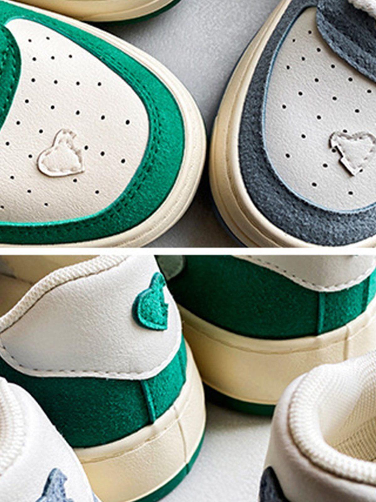 Concert Outfit Color Contrast Heart Design Casual Shoes Concert Outfit Color Contrast Heart Design Casual Shoes