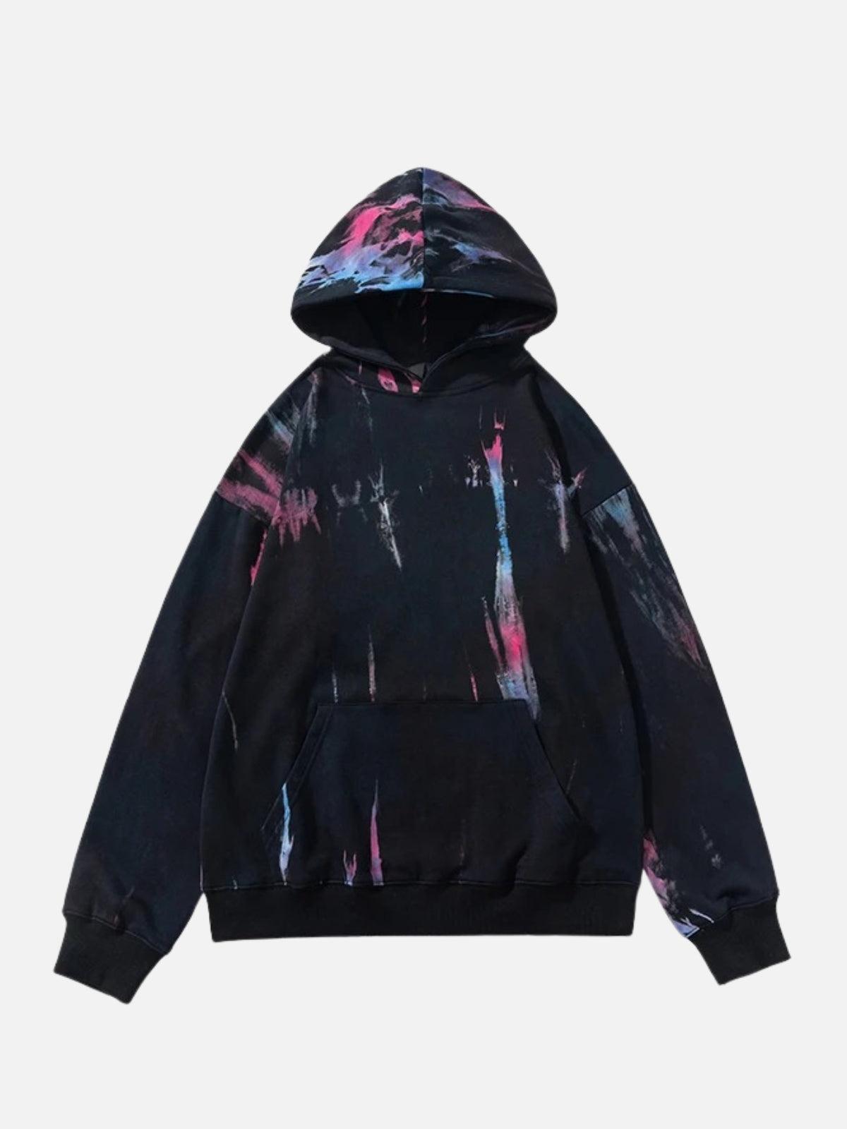 Concert Outfit Colorful Graffiti Hoodie