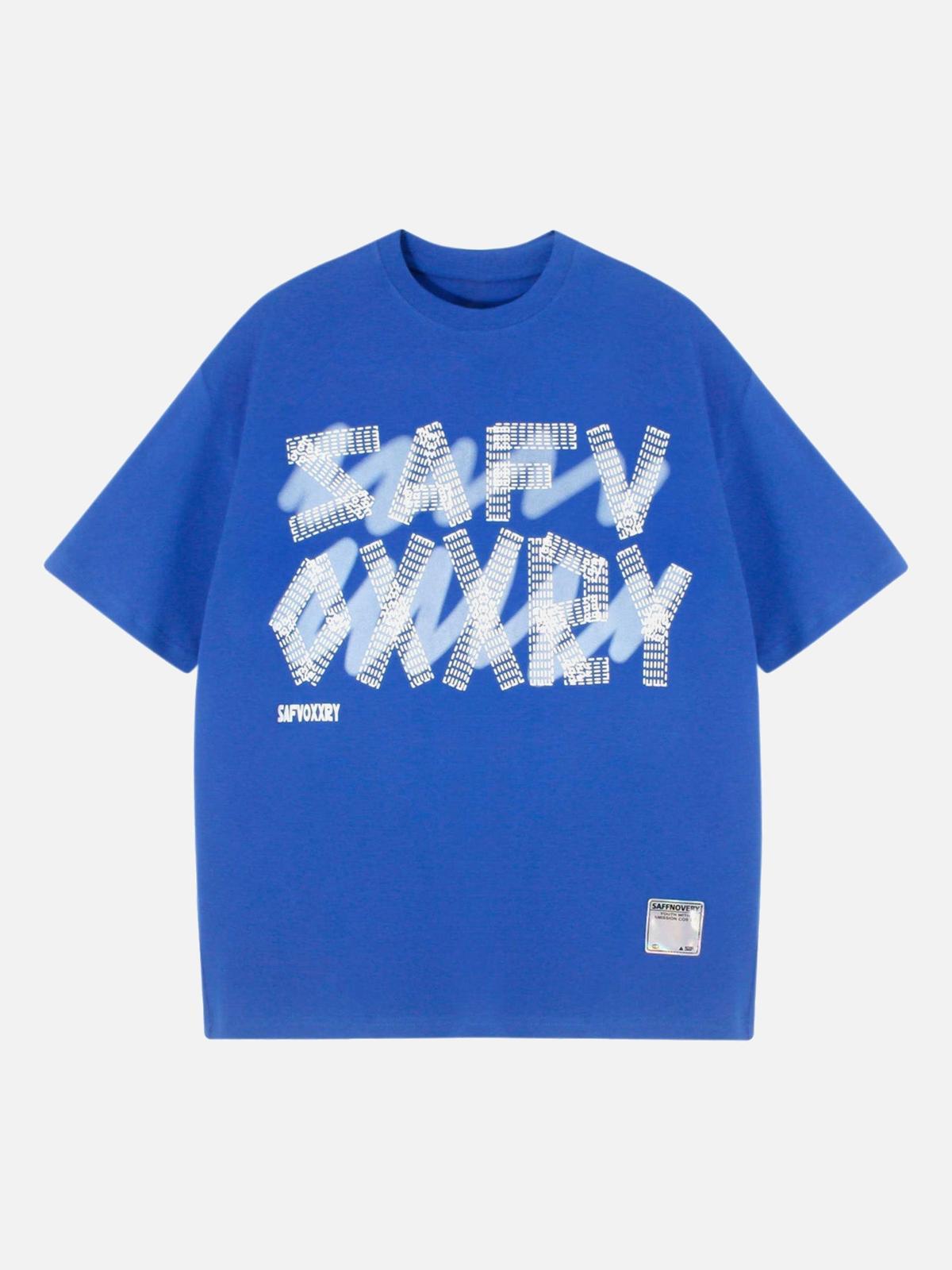 Concert Outfit Creative Alphabet Printed T-Shirt