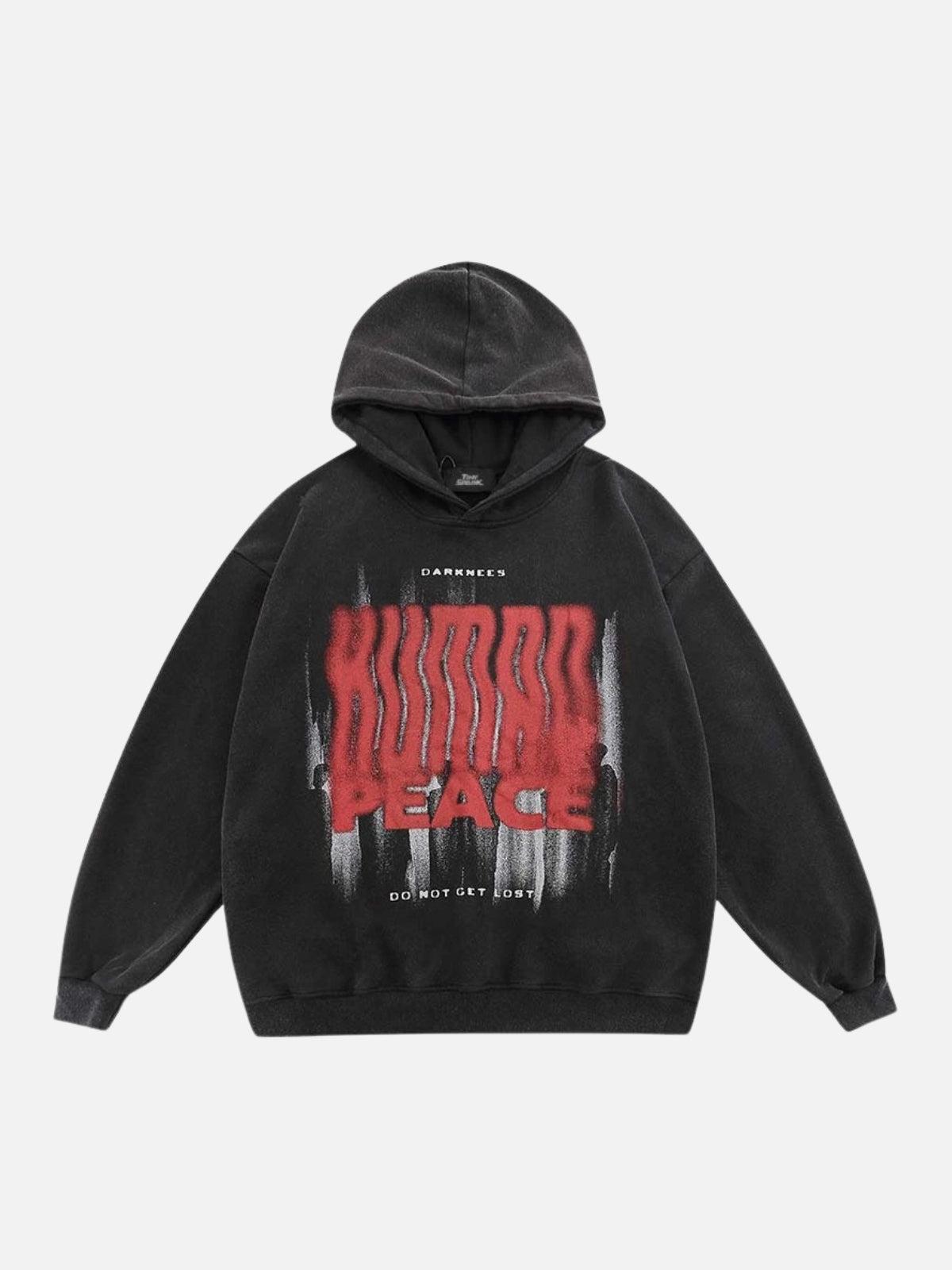 Concert Outfit Darkness Shadow Graphic Hoodie