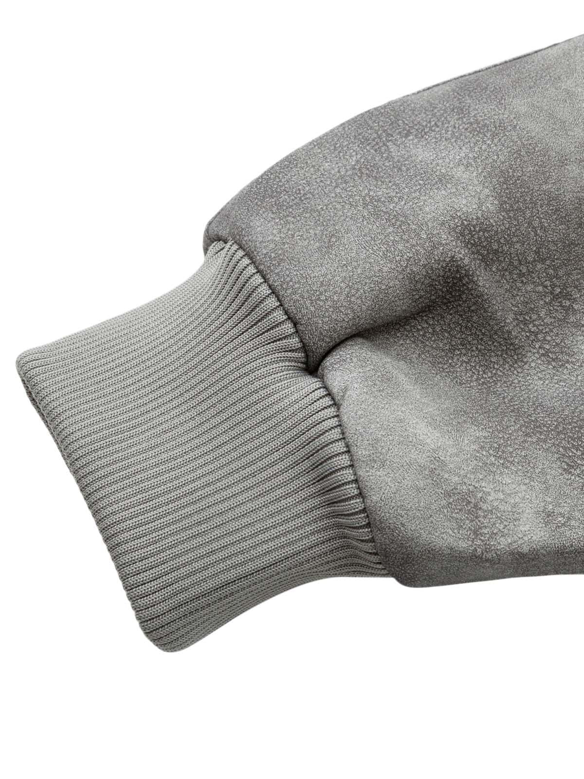 Concert Outfit Deconstructed Zip Up Leather Bomber Jacket Concert Outfit Deconstructed Zip Up Leather Bomber Jacket