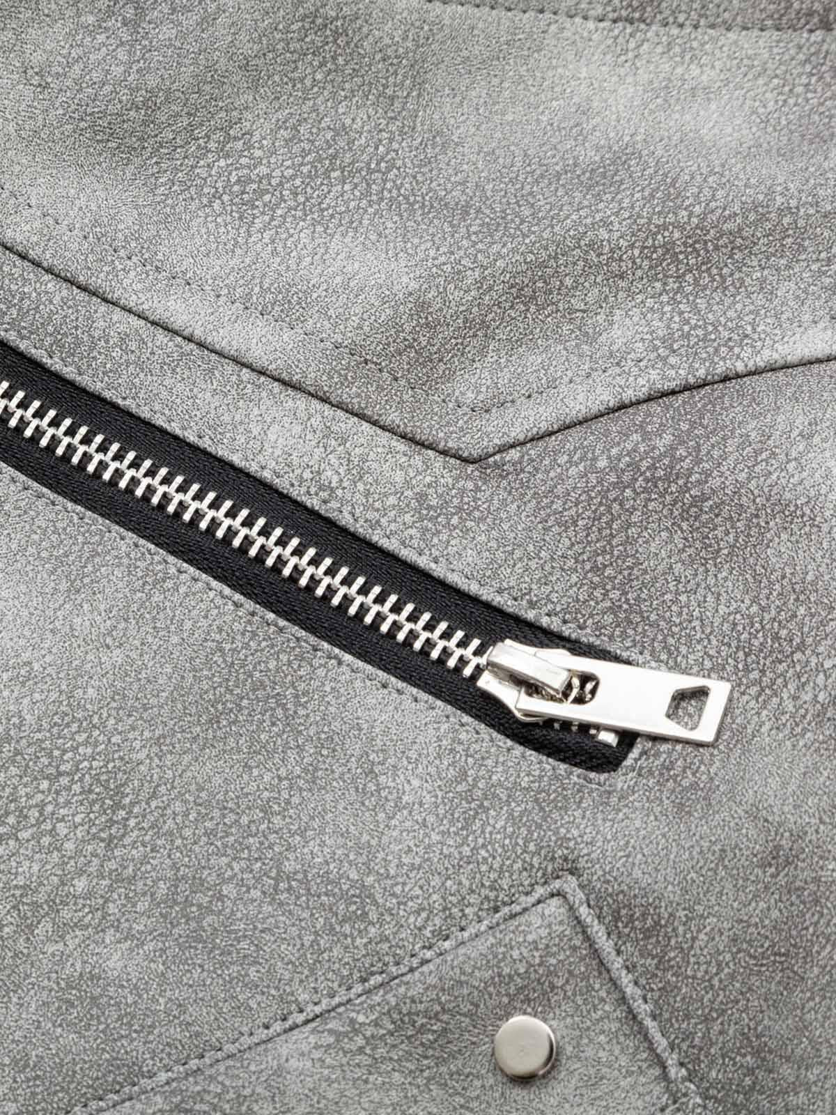 Concert Outfit Deconstructed Zip Up Leather Bomber Jacket Concert Outfit Deconstructed Zip Up Leather Bomber Jacket