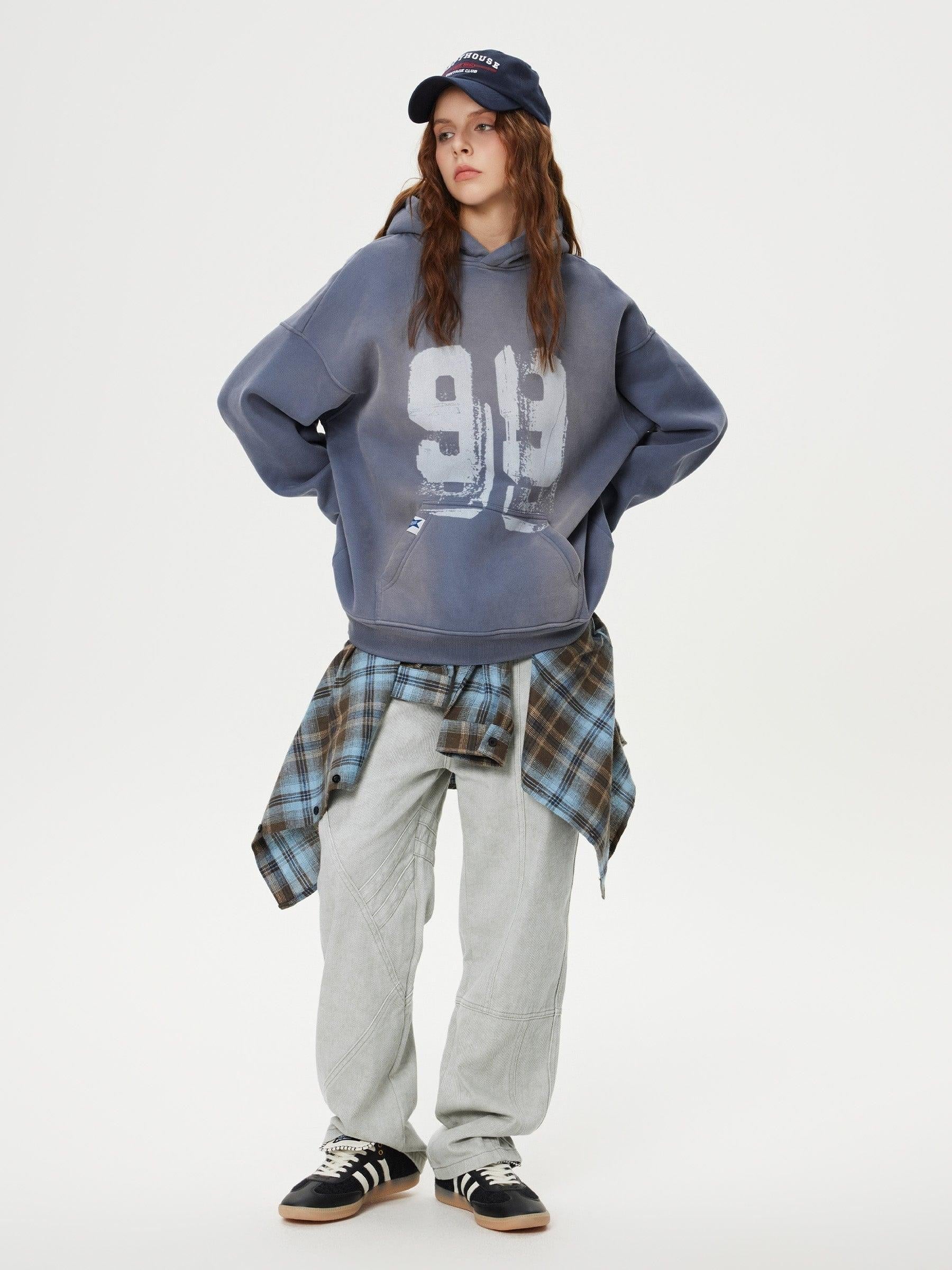 Concert Outfit Deconstructive Patchwork Washed Jeans