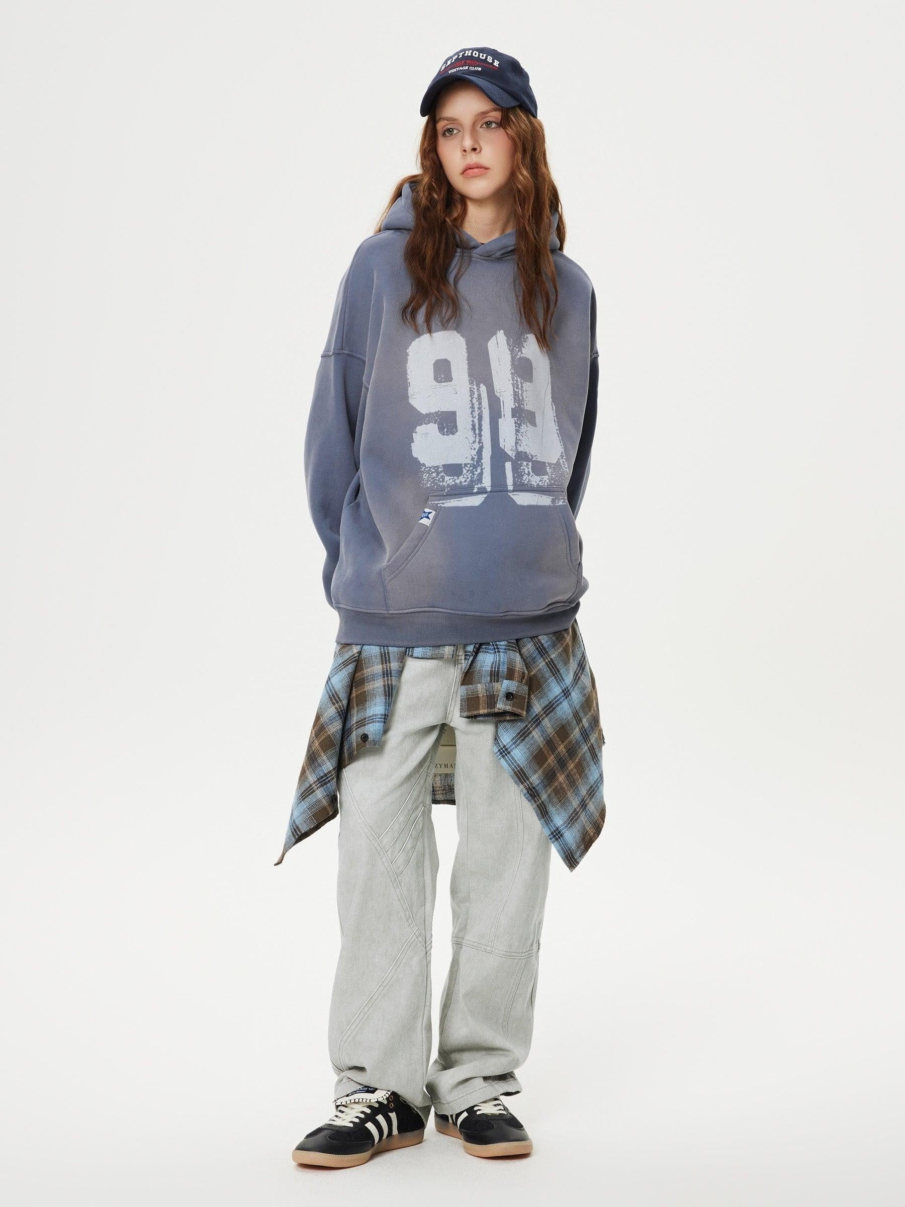 Concert Outfit Deconstructive Patchwork Washed Jeans