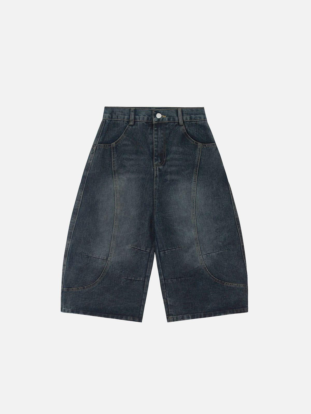 Concert Outfit Deconstructive Washed Longline Jorts