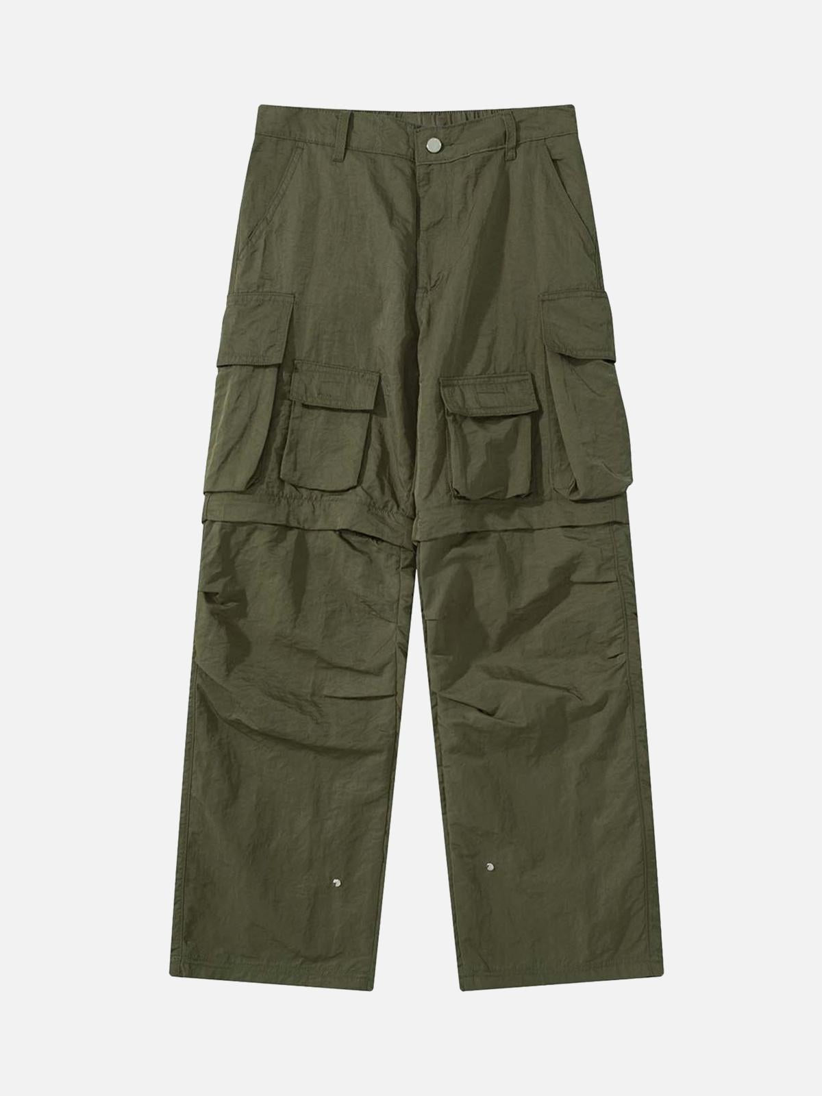 Concert Outfit Detachable Multi-Pocket Work Pants