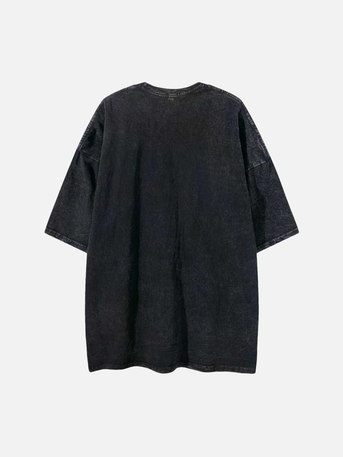 Concert Outfit Doberman Print Washed T-Shirt