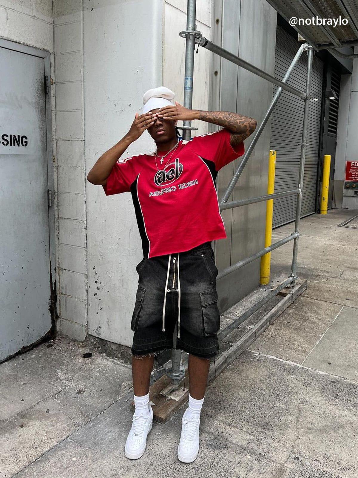 Concert Outfit Drawstring Washed Jorts