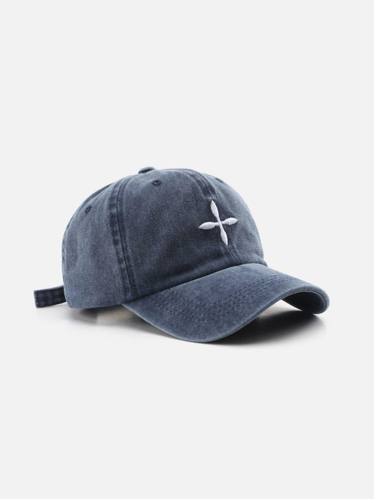 Concert Outfit Embroidery Crucifix Baseball Cap
