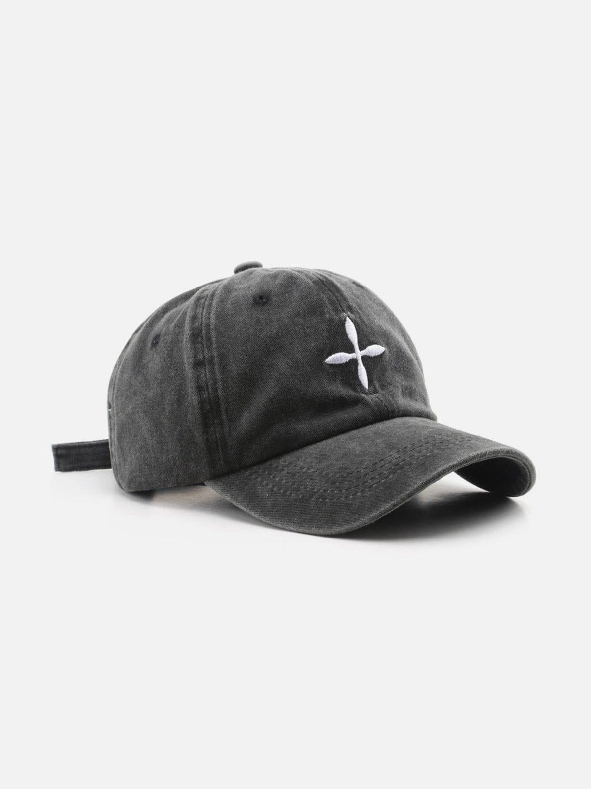 Concert Outfit Embroidery Crucifix Baseball Cap