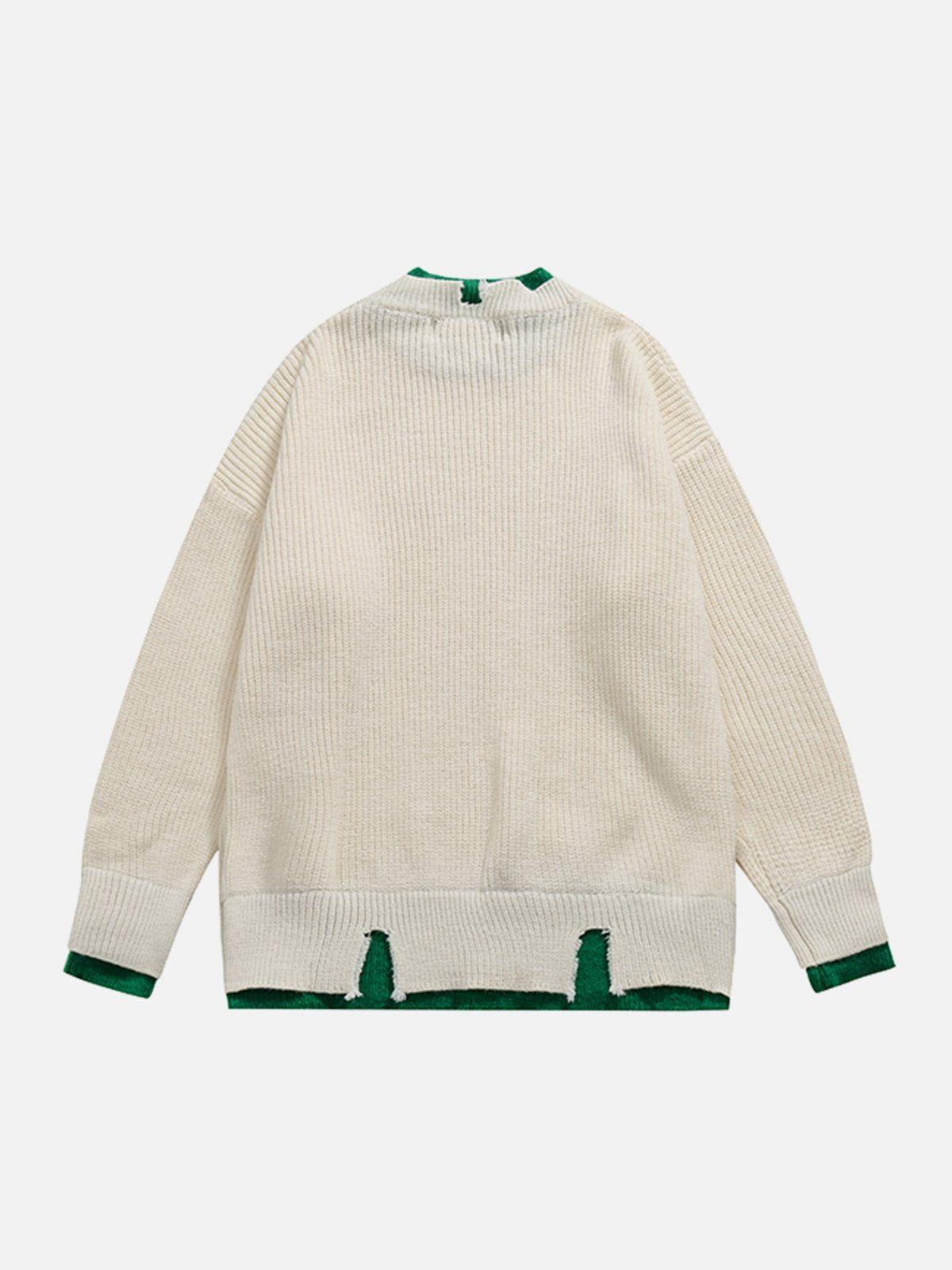 Concert Outfit Fake Two Sweater