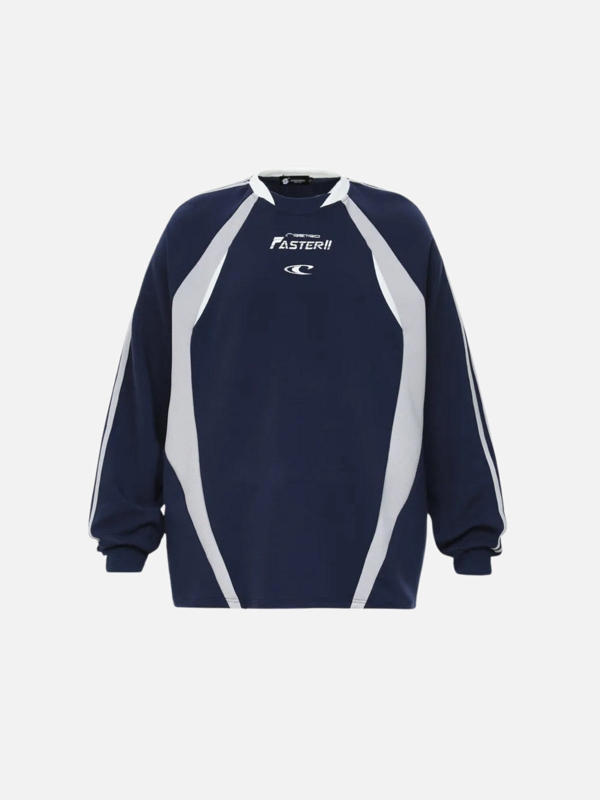 Concert Outfit Faster Letter Print Sweatshirt