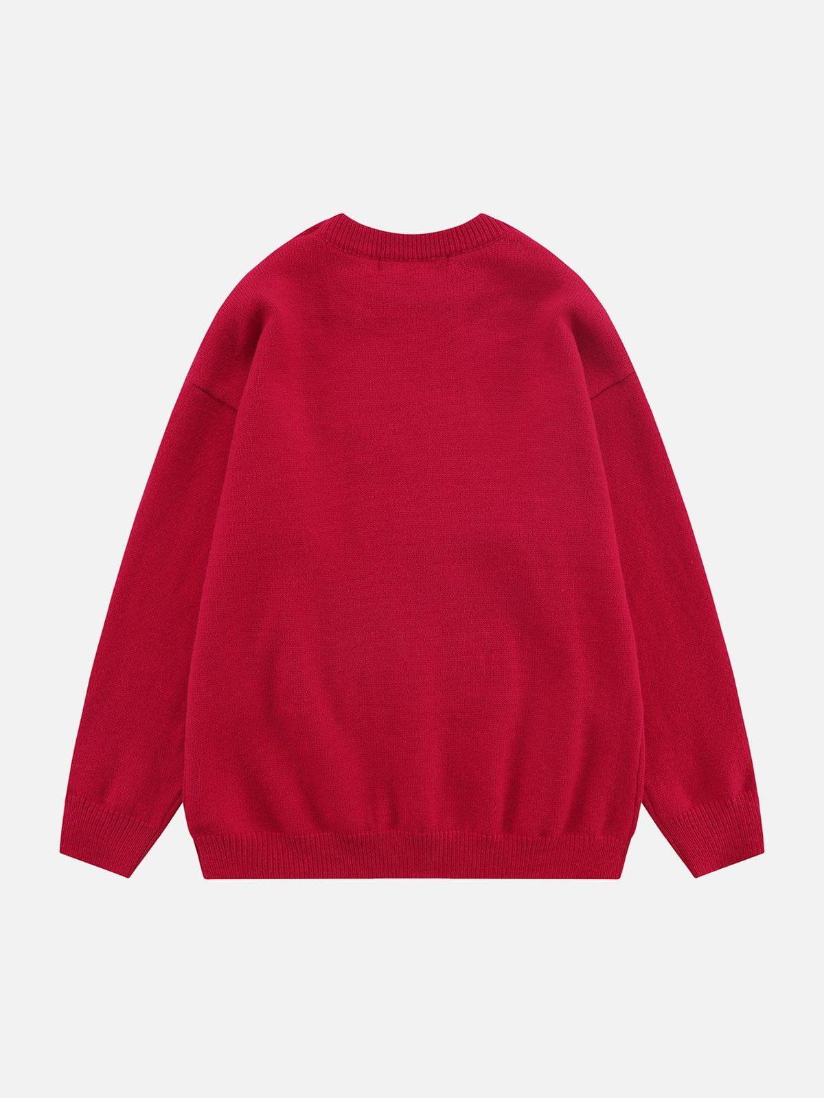 Concert Outfit Flocking Bunny Sweater