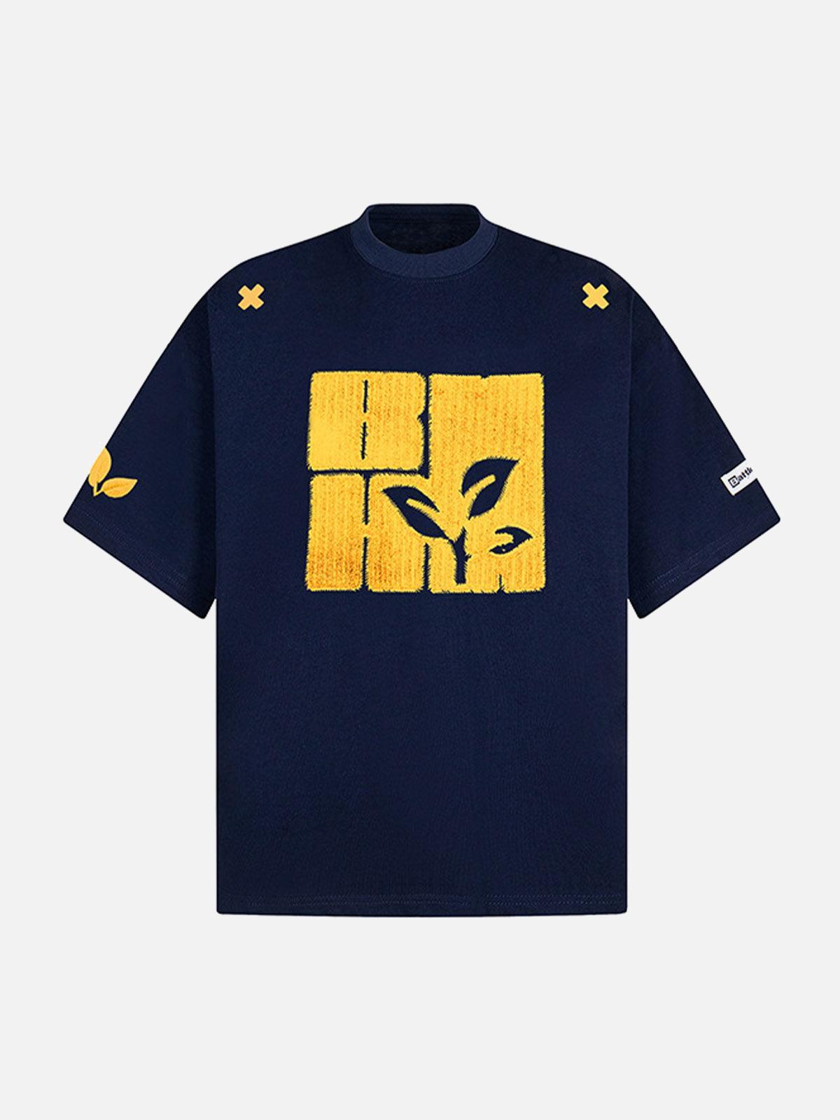 Concert Outfit Floral Graphic Print T-Shirt