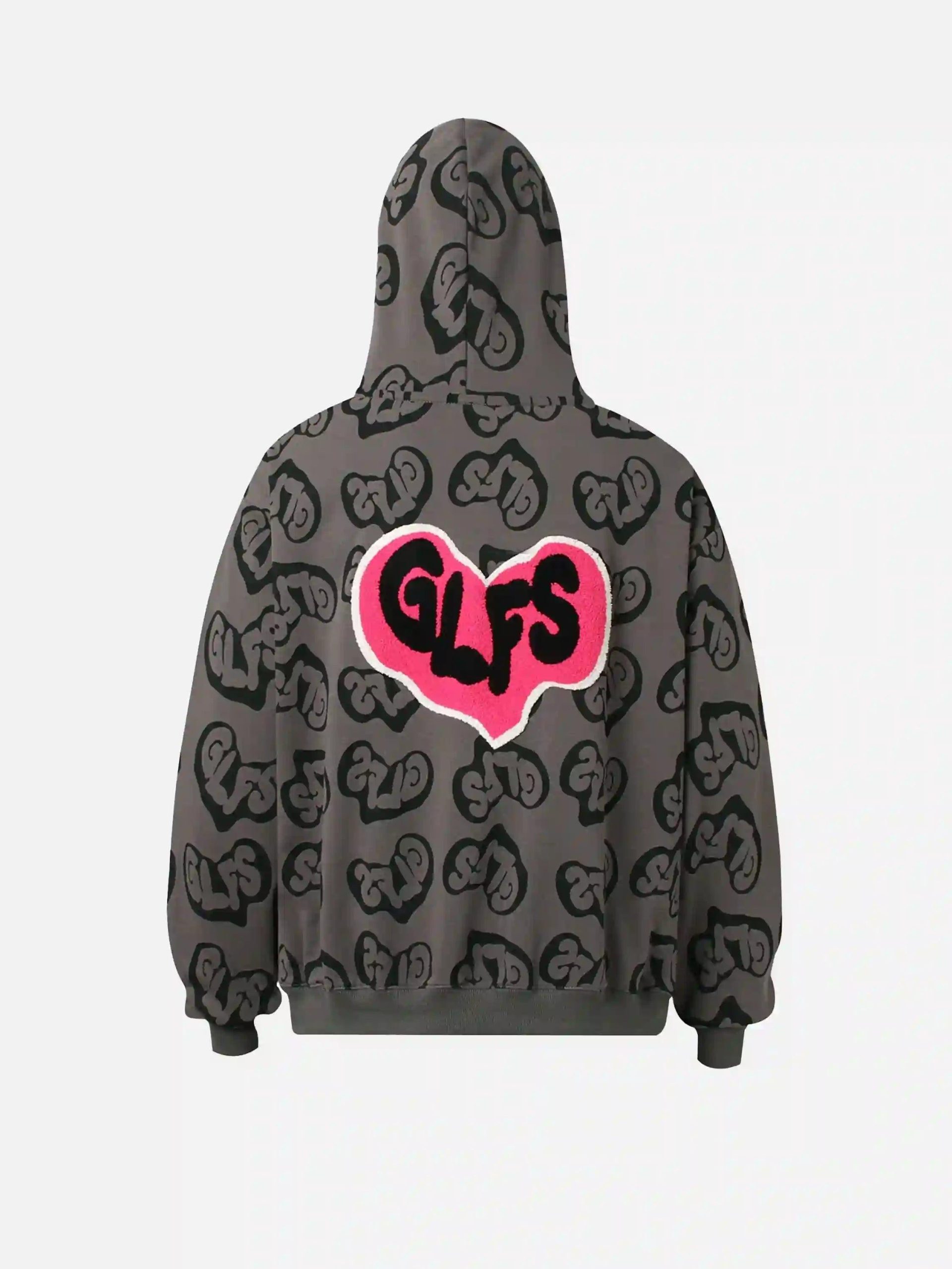 Concert Outfit Foam Heart Hoodie