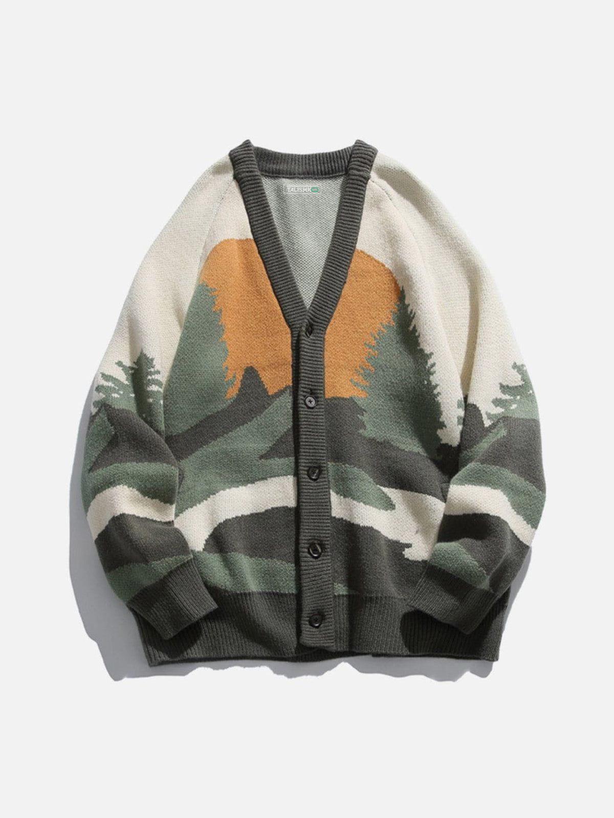 Concert Outfit Forest Sunrise Cardigan