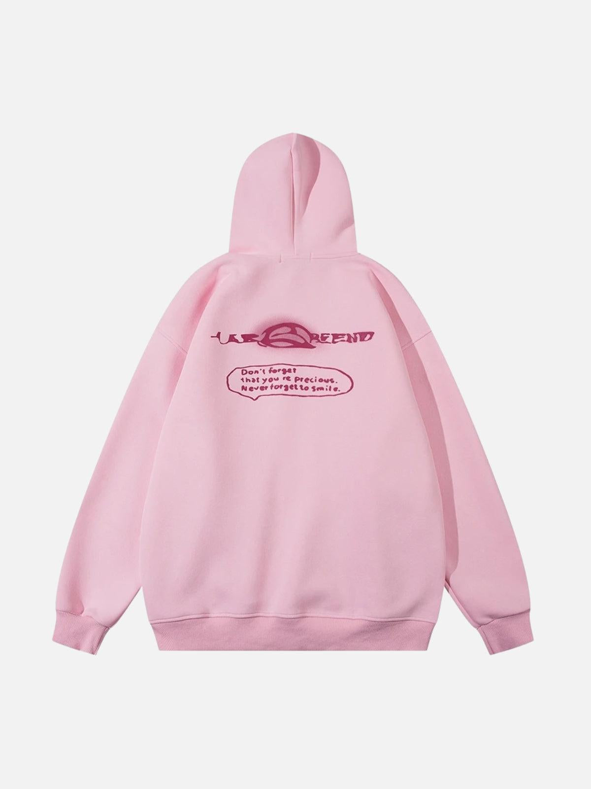 Concert Outfit Funny Cartoon Print Hoodie