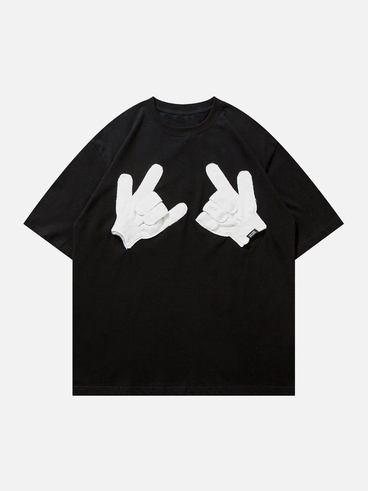 Concert Outfit Gloves Gestures Graphic Tee