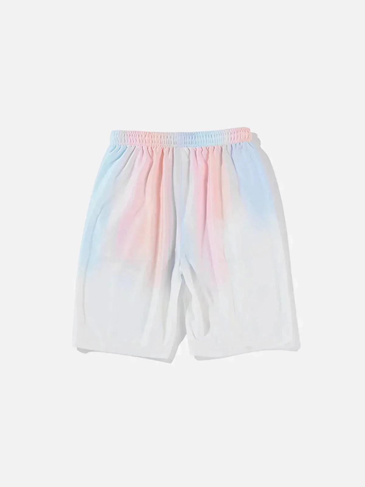 Concert Outfit Gradient Drawstring Shorts