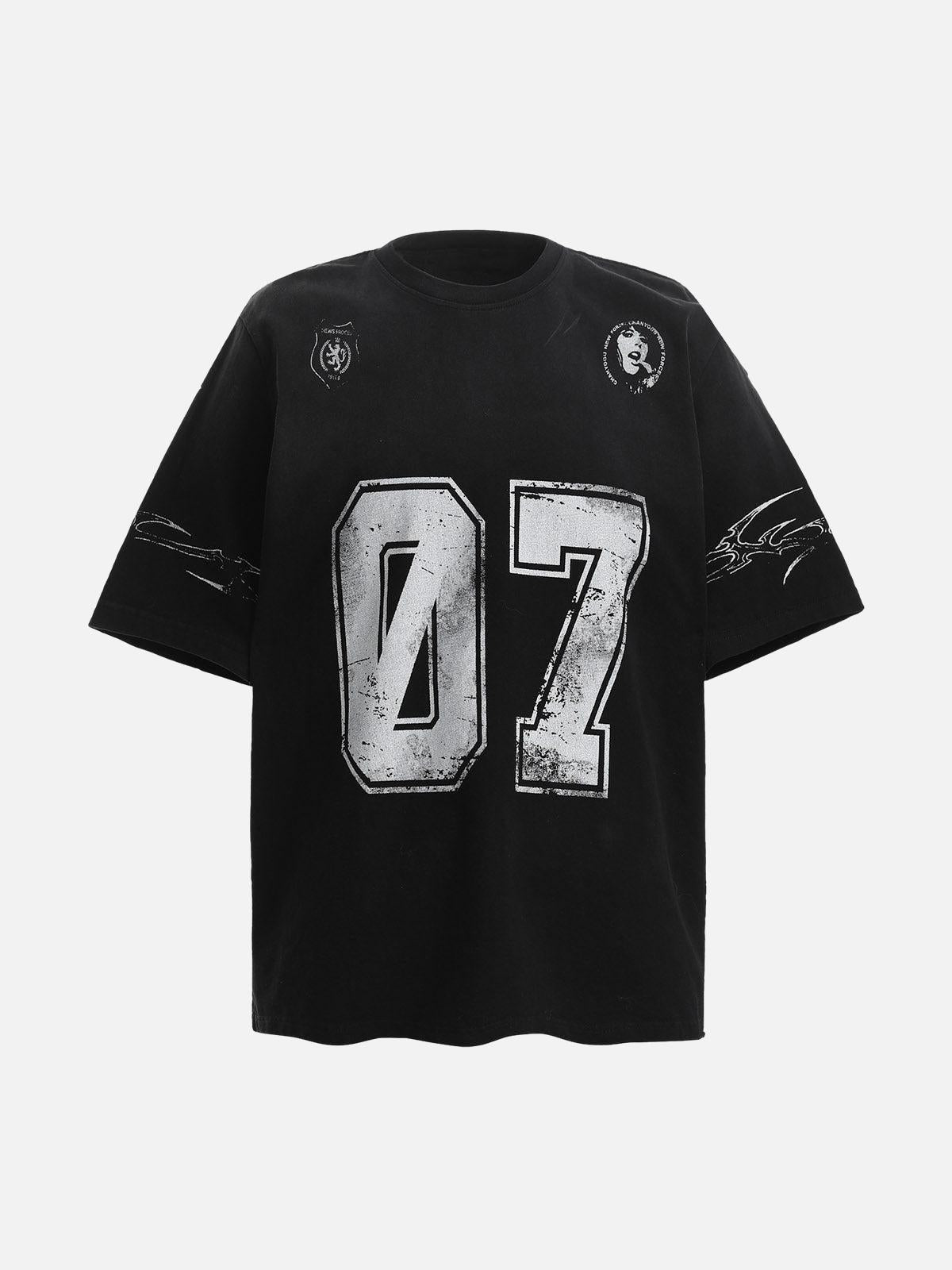 Concert Outfit Gradient Graphic Jersey T-Shirt