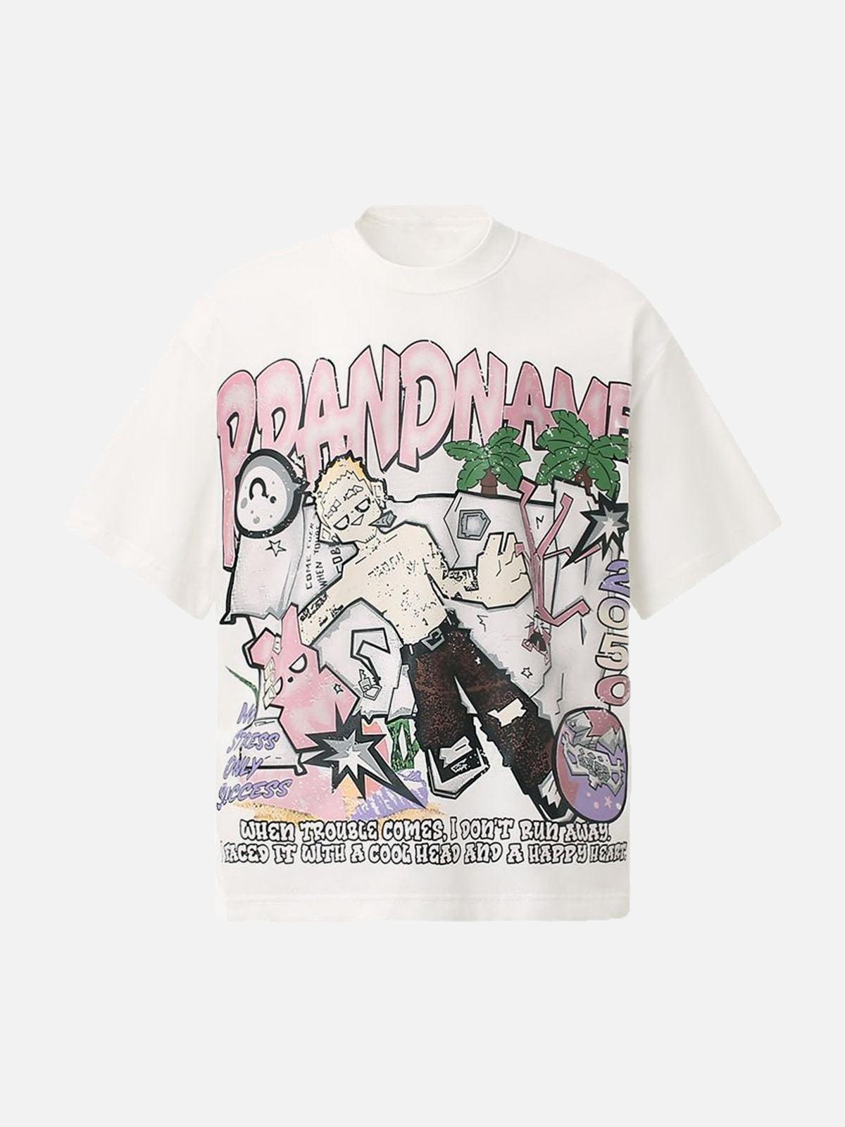 Concert Outfit Graffiti Art Graphic T-Shirt