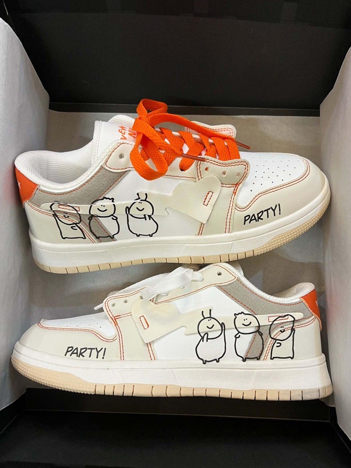 Concert Outfit Graffiti Niche Sports Trend Board Shoes