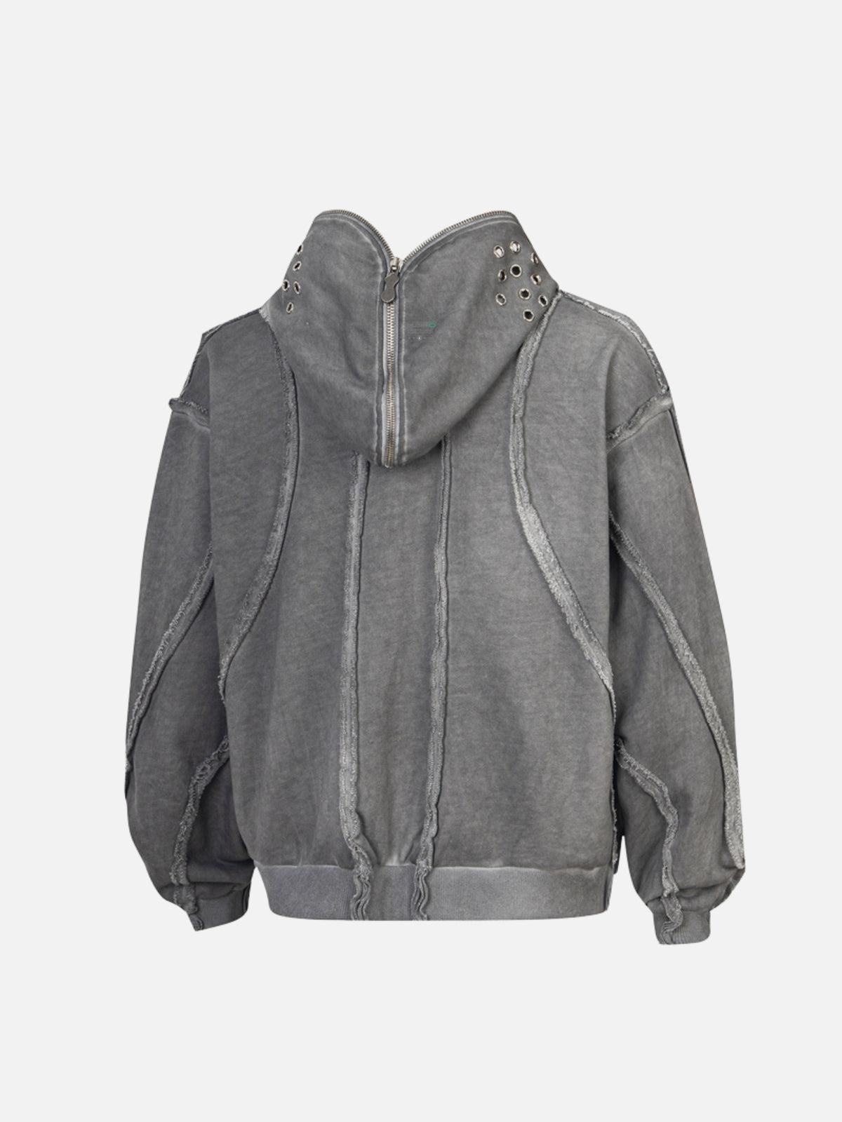 Concert Outfit Heavyweight Batik Washed Distressed Hoodie