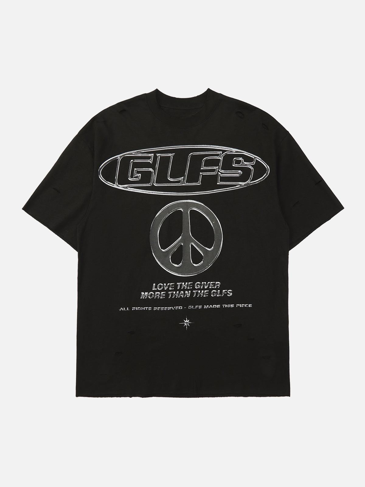 Concert Outfit High Street Letter Print Short-Sleeved T-Shirt