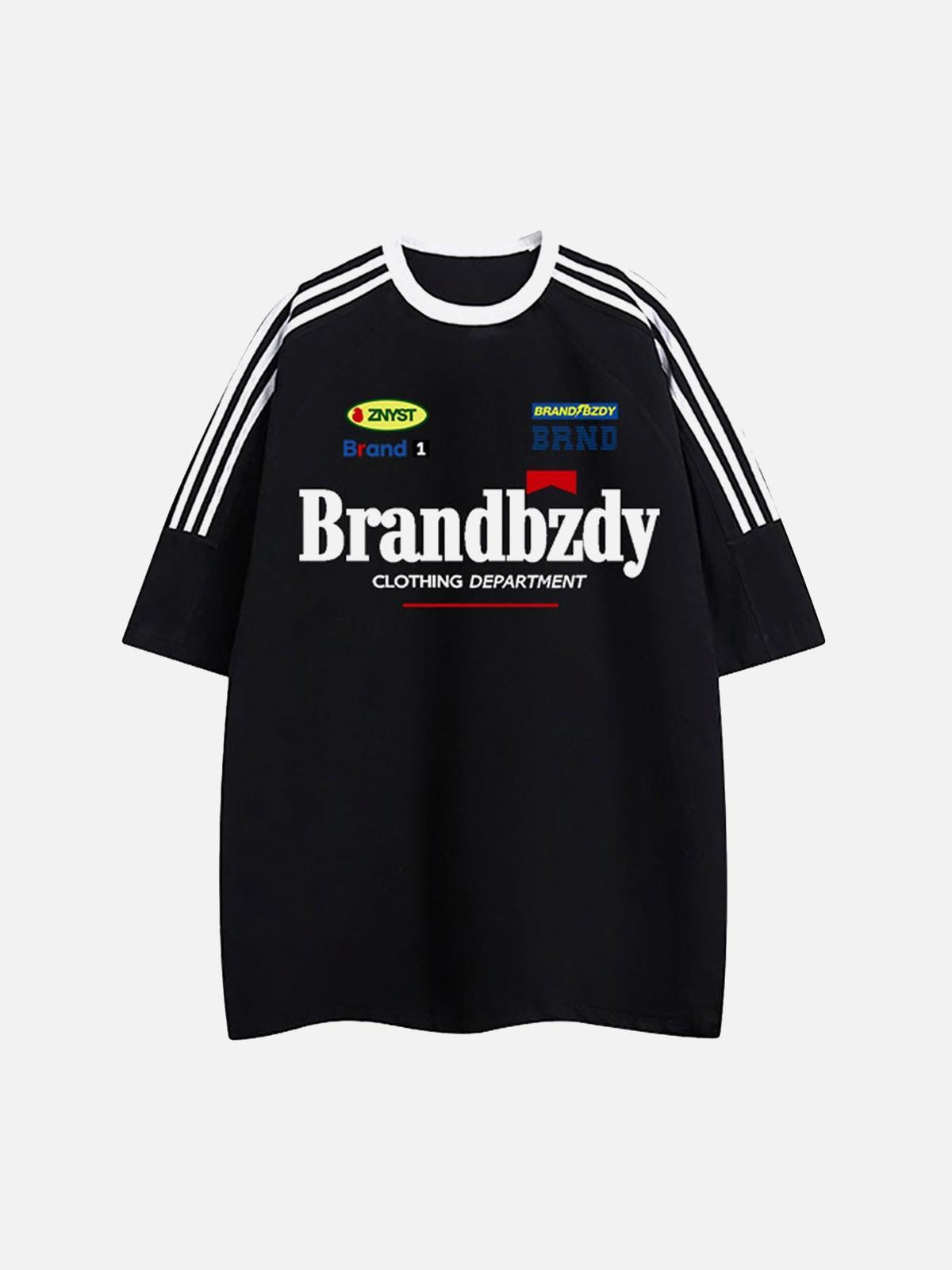 Concert Outfit High Street Retro Badge Jersey T-Shirt