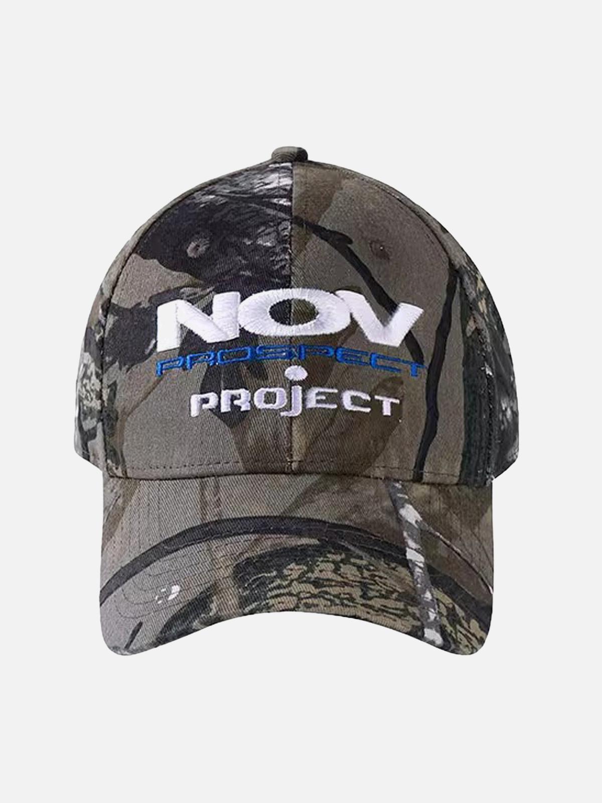 Concert Outfit High Street Retro Camouflage Hat