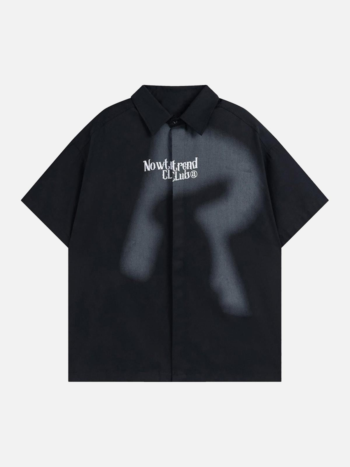 Concert Outfit High Street Versatile Short-Sleeved Shirt