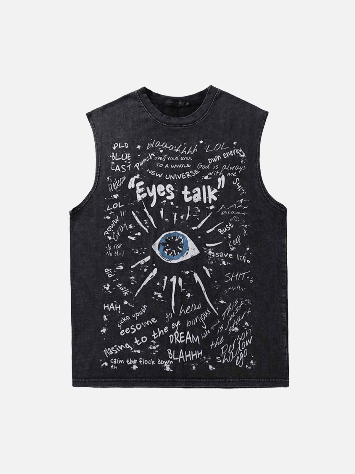 Concert Outfit Hop Vintage Aged Vest