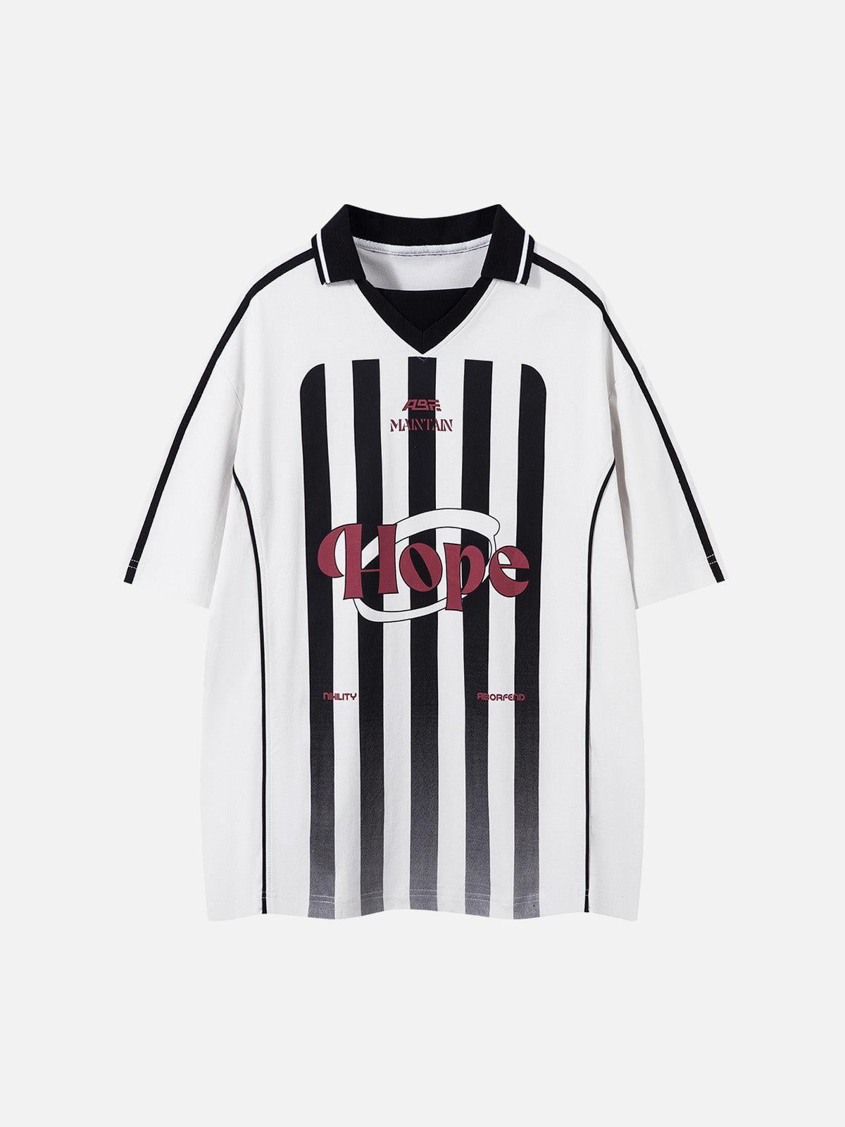 Concert Outfit Jersey Print Short-Sleeve Polo Shirt