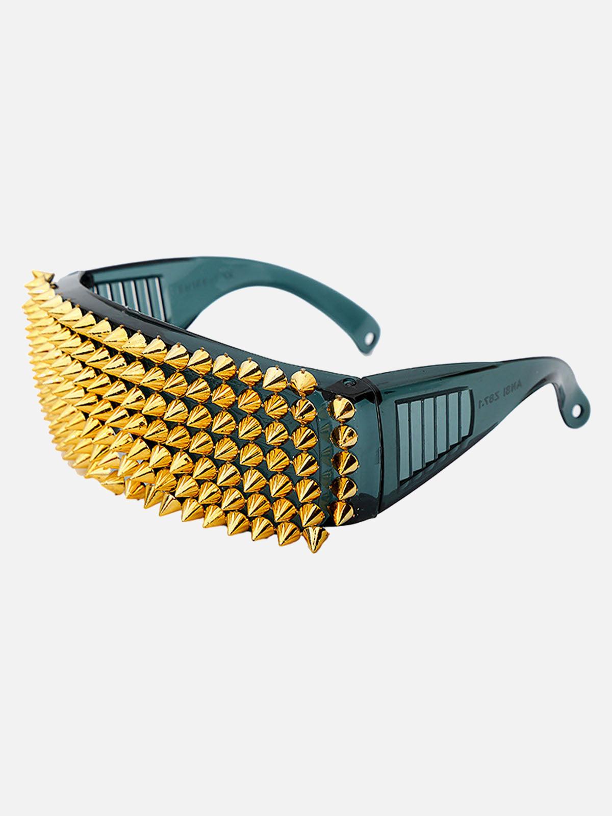 Concert Outfit Large Frame Outdoor Rivet Sunglasses